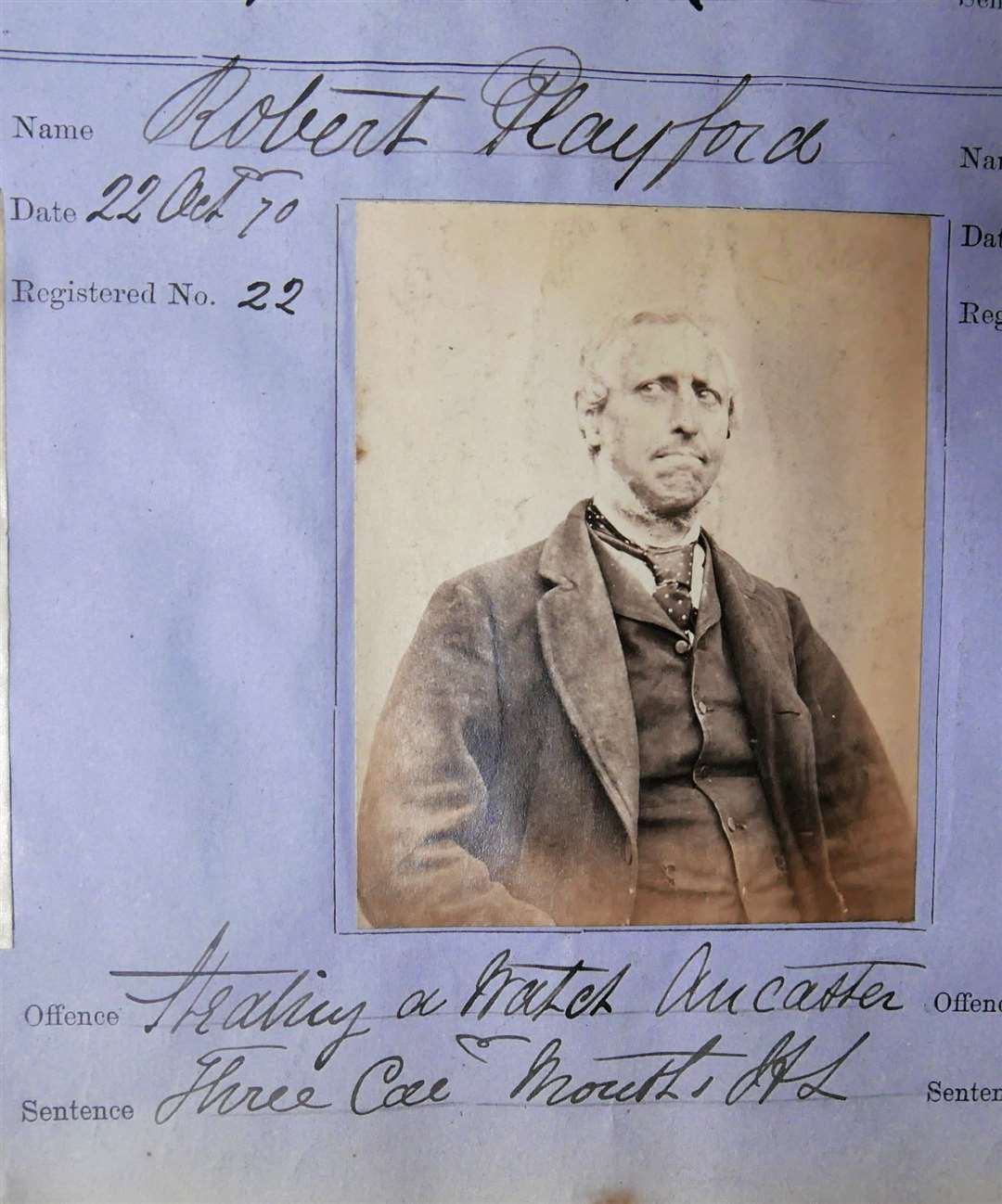 An inmate from the Folkingham House of Correction. Photo courtesy of Batemans Auctioneers of Stamford.