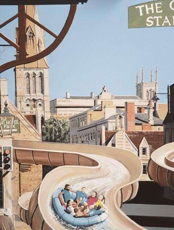 Stamford waterpark from Rosemary Tolkien's Stamford fantasy series
