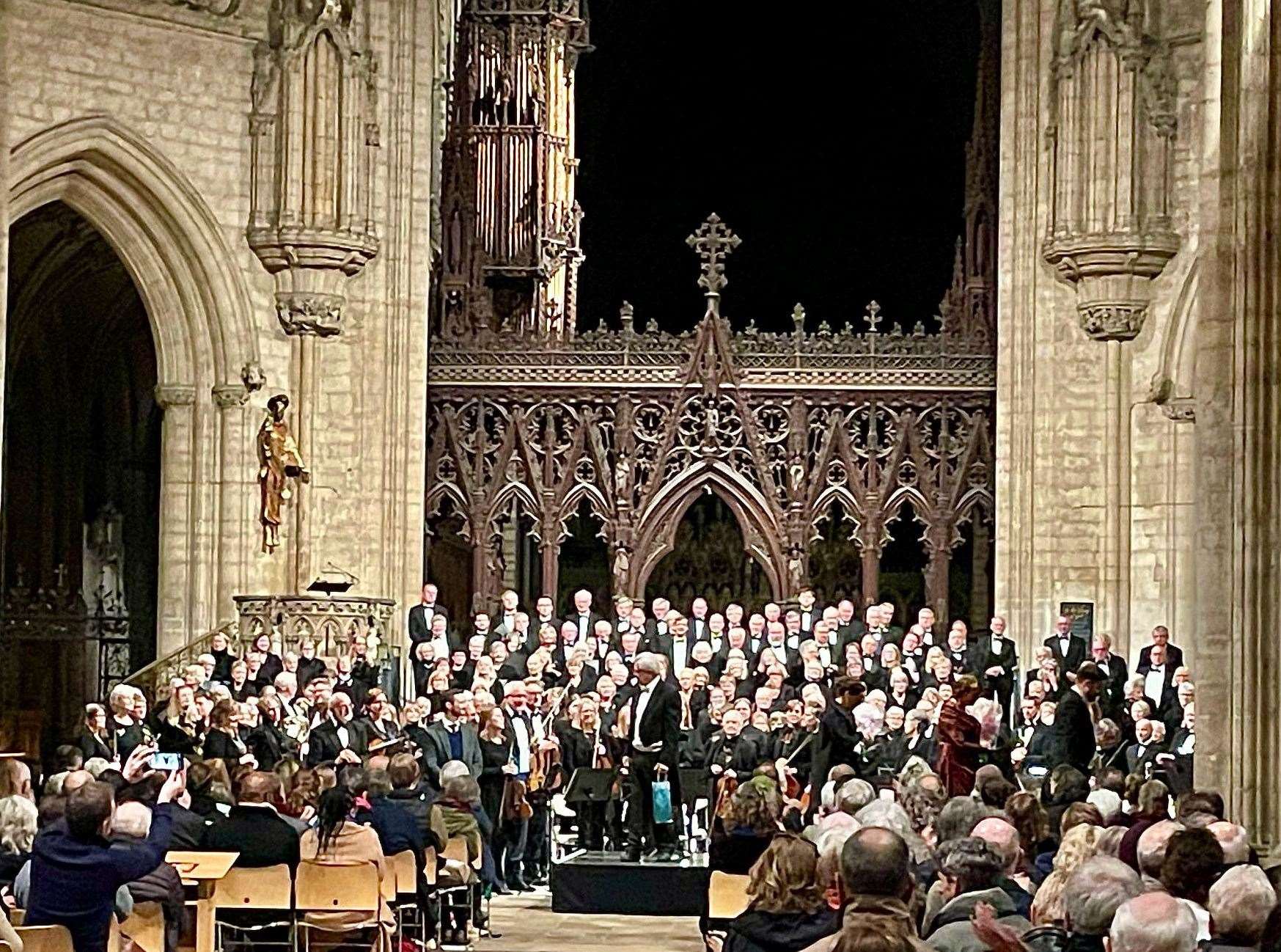 The Grantham Choral Society at Ely Cathedral
