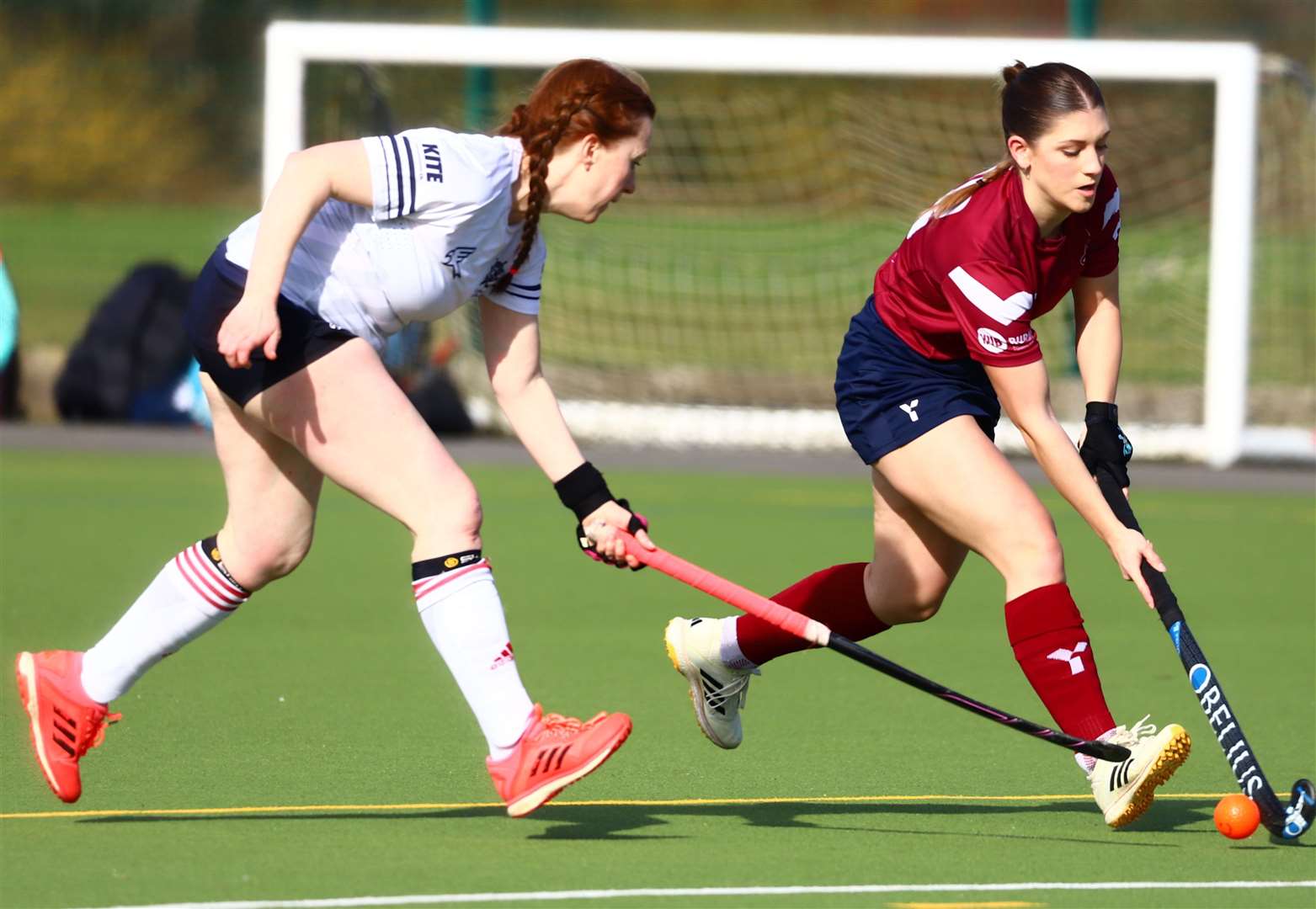 Action from Spalding Ladies' victory over City of Peterborough 3rds on Saturday. Photo: Nigel Cookson
