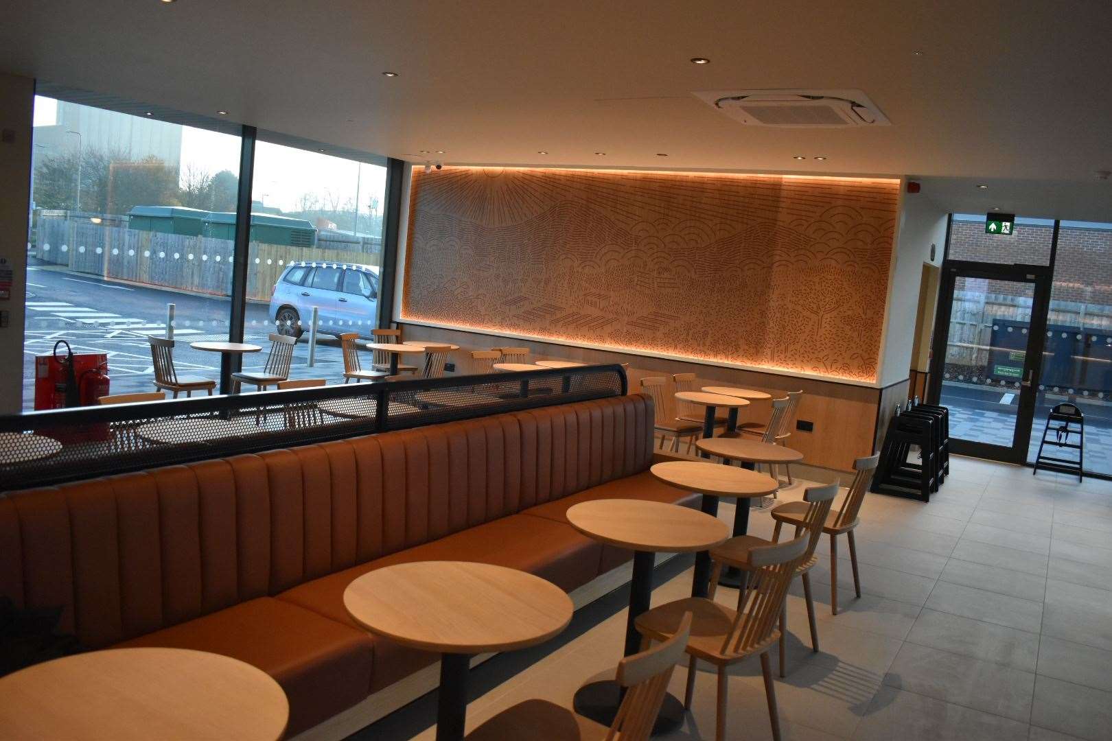 A look inside the new Starbucks. Photo: RSM Photography