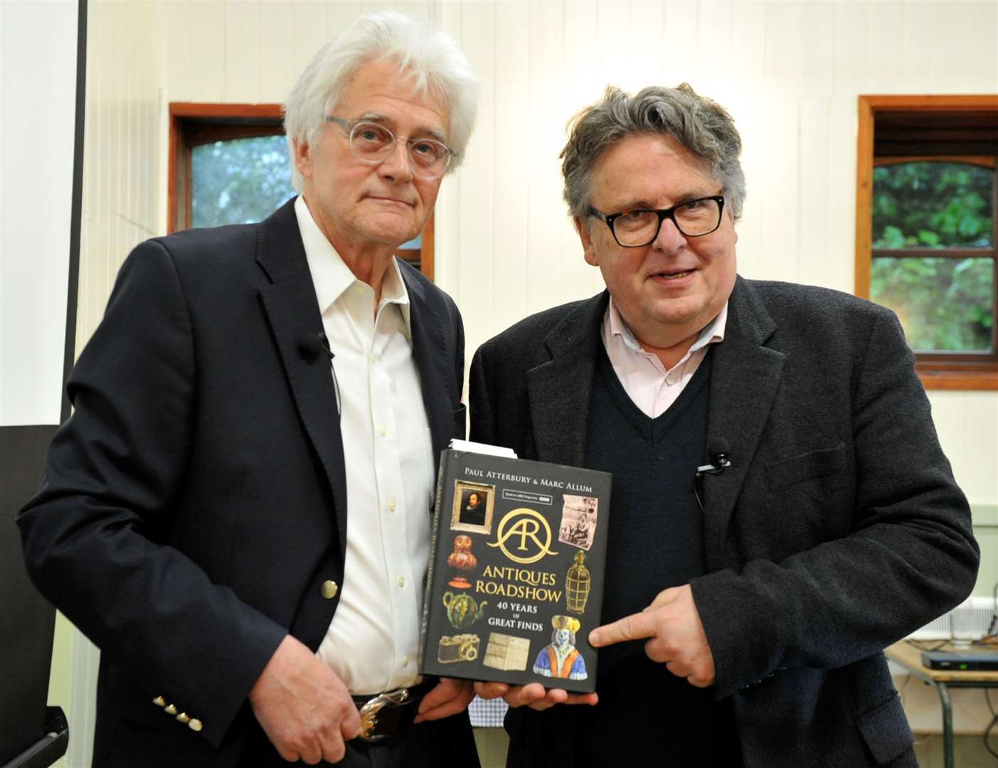 Antiques Roadshow experts Christopher Payne and Lars Tharp. Photo: Chris Lowndes