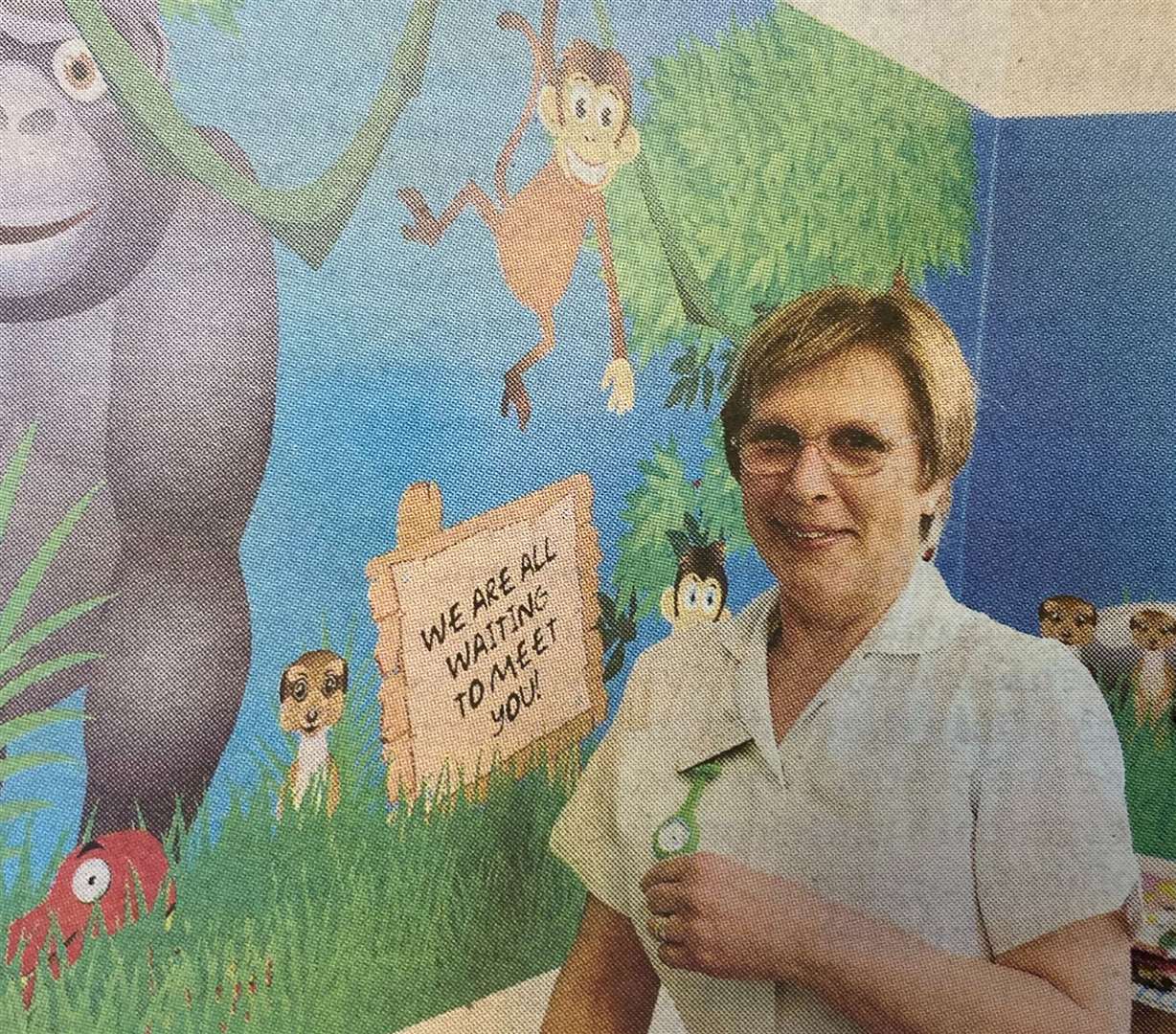 Staff nurse Pat Butcher in the minor injuries unit at Stamford Hospital 10 years ago.