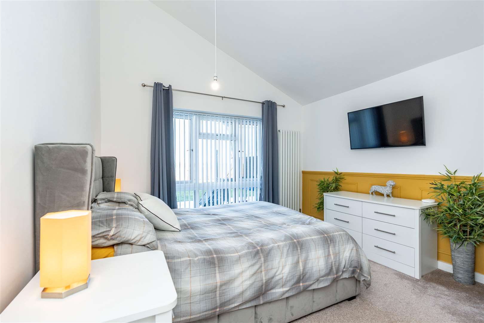 One of the bedrooms