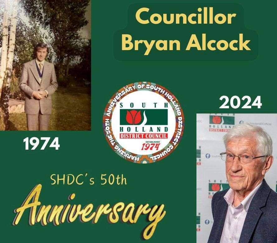 Crowland councillor Bryan Alcock is one of the longest serving councillors