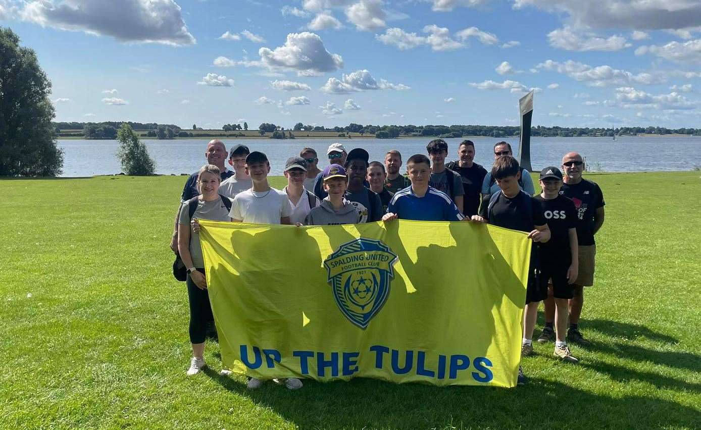 Spalding United under 15 raised £1,160
