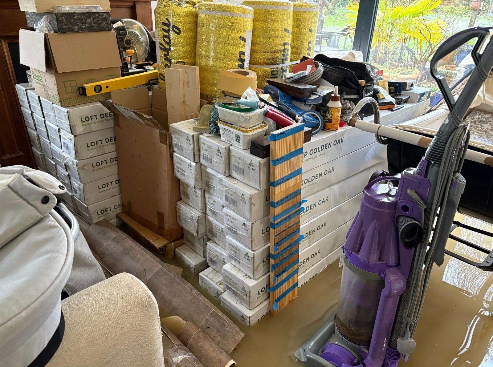 The family had only just recovered from the previous flood in 2024