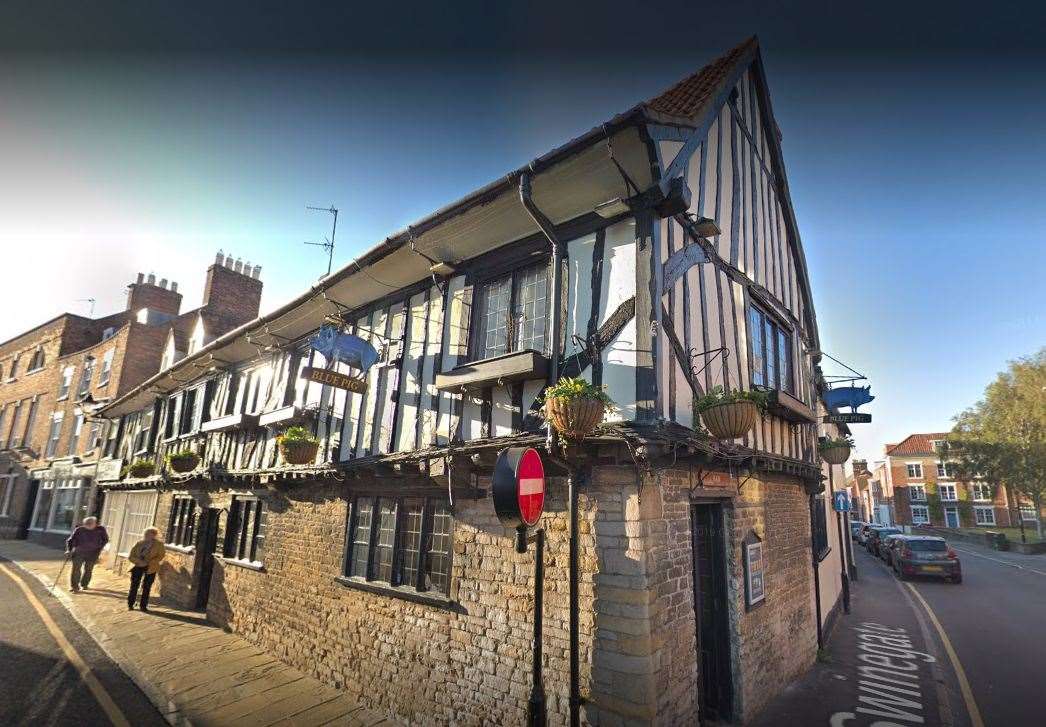 The Blue Pig in Grantham. Photo: Google Maps