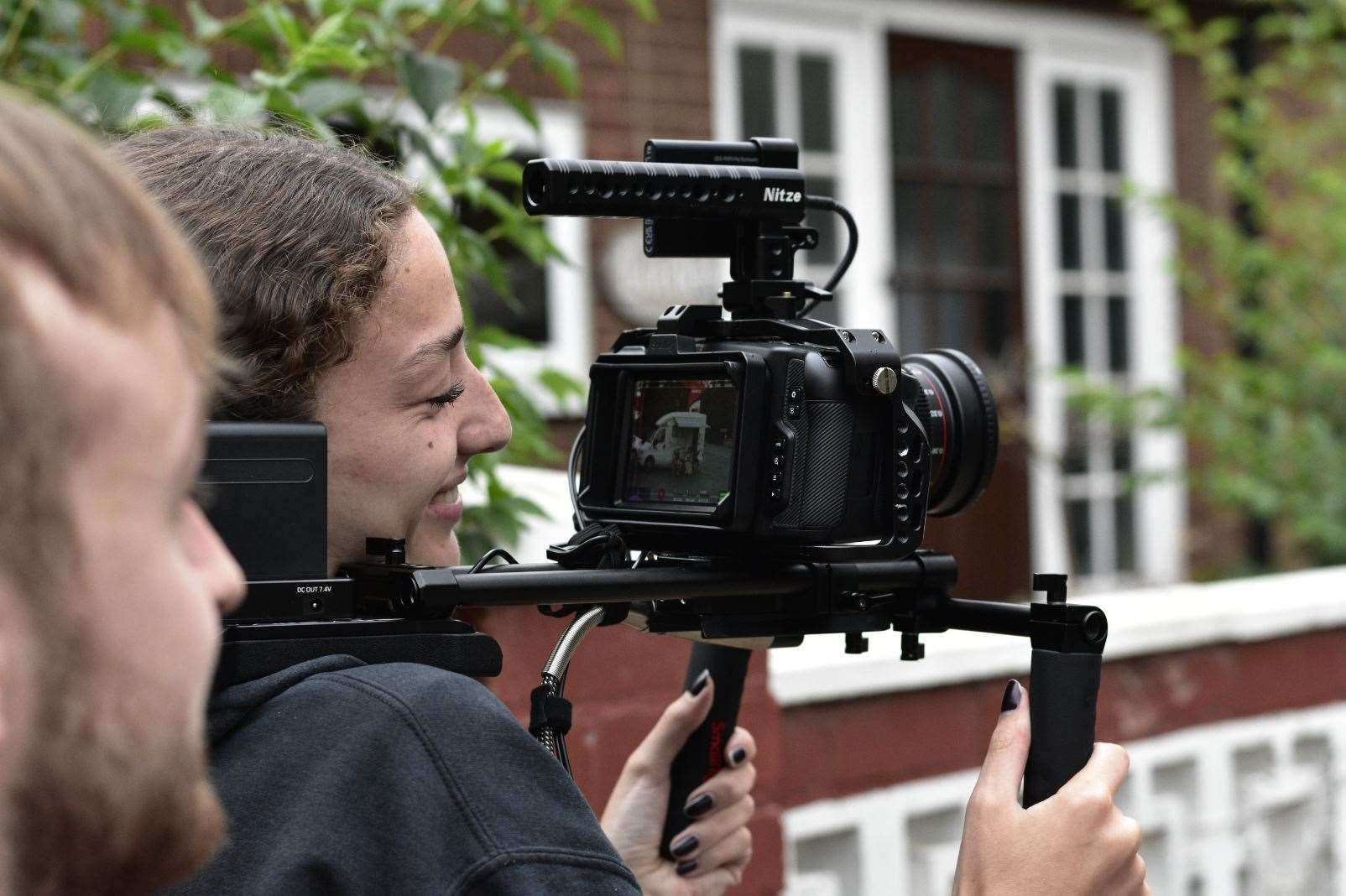 Behind the scenes of A Van Called Muriel. Photo: Max Beckett and Jacco Macacco Films