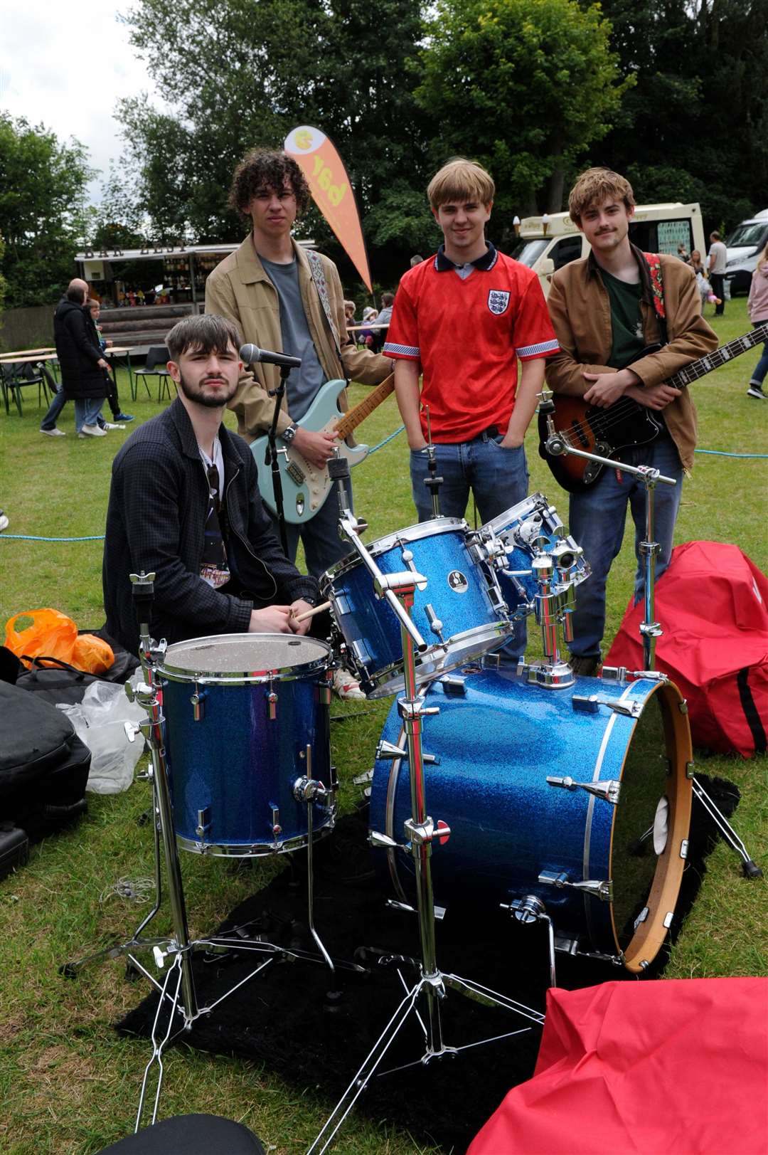 The Dysarts, featuring Lucas, Brobie, Seth and Joel. Photo: Chris Lowndes