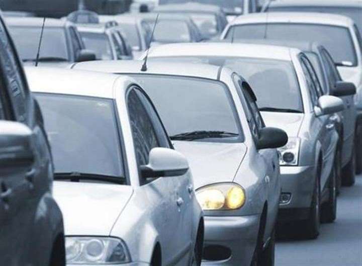Traffic is affected towards Stamford. PICTURE: STOCK