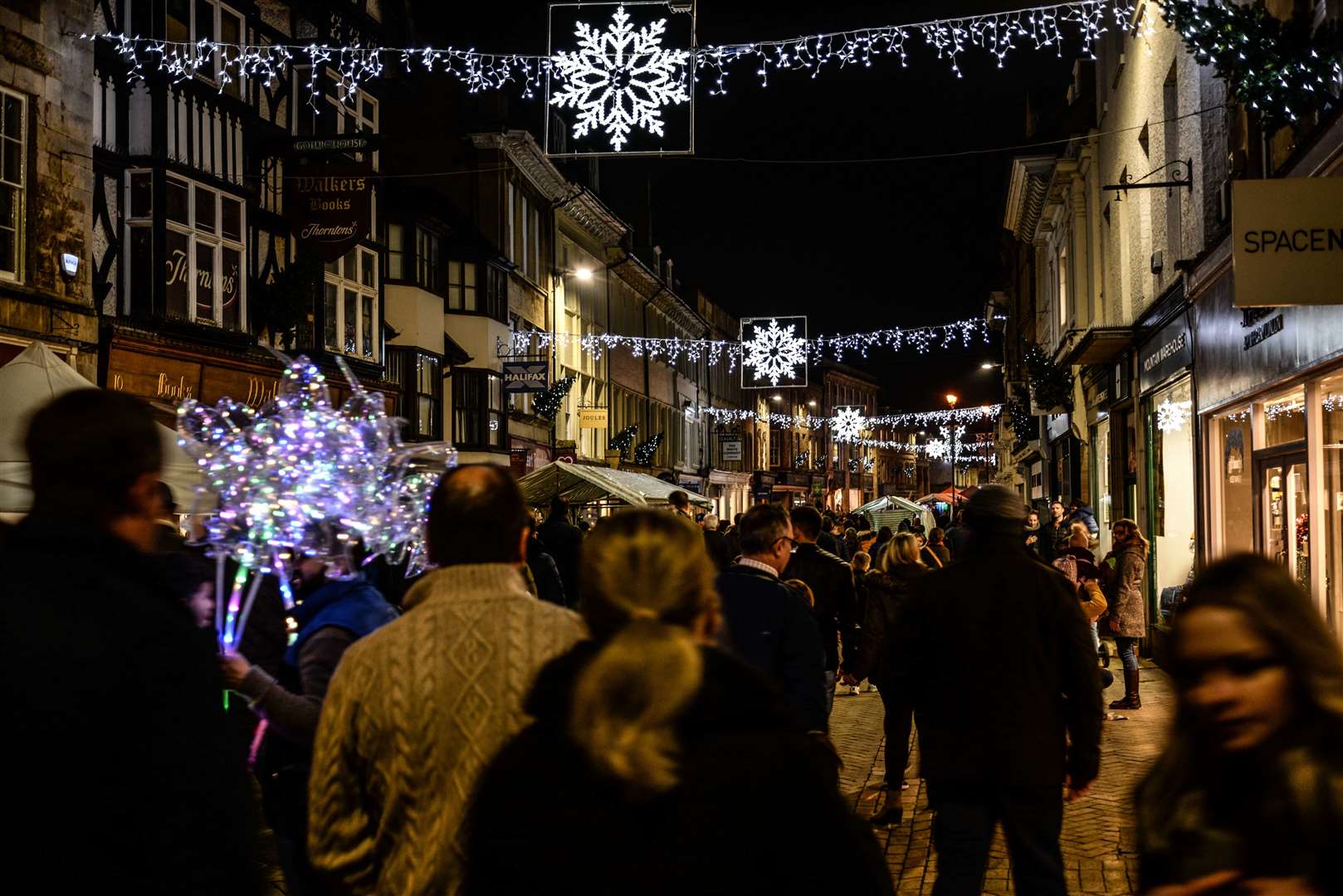 Photos from the Stamford Christmas Market 2019 and Christmas lights
