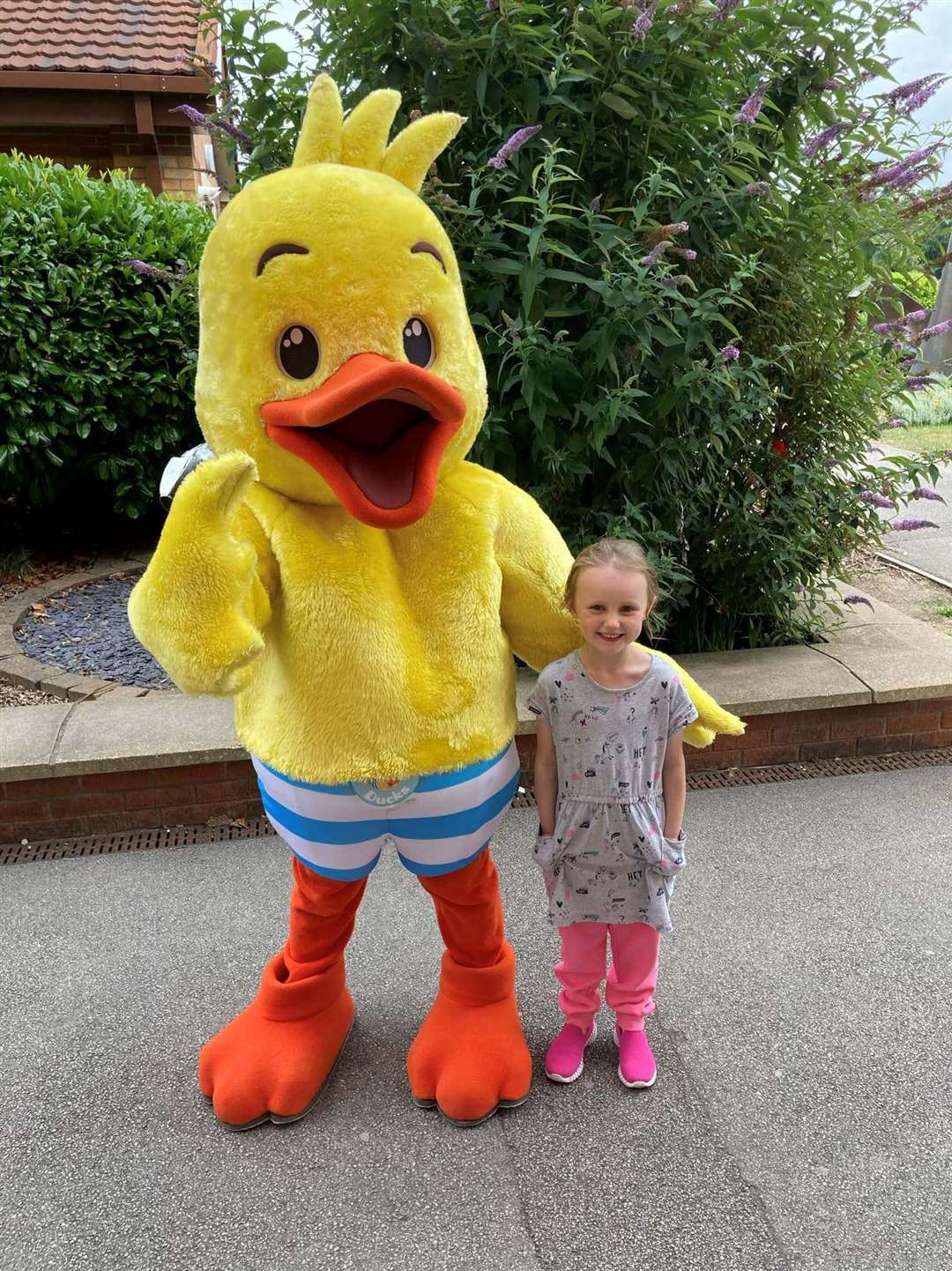 Bethany Meakin and Puddle Duck.