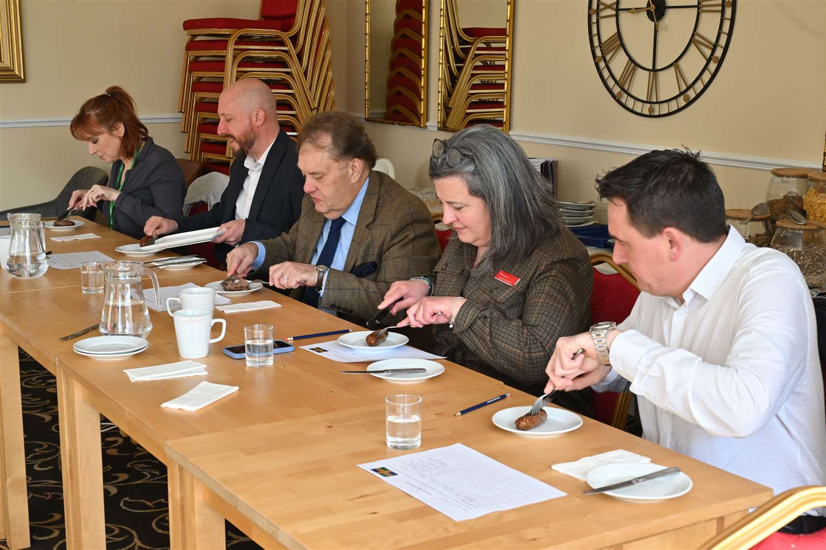 The Butcher’s Pride judges. Photo: David Lowndes