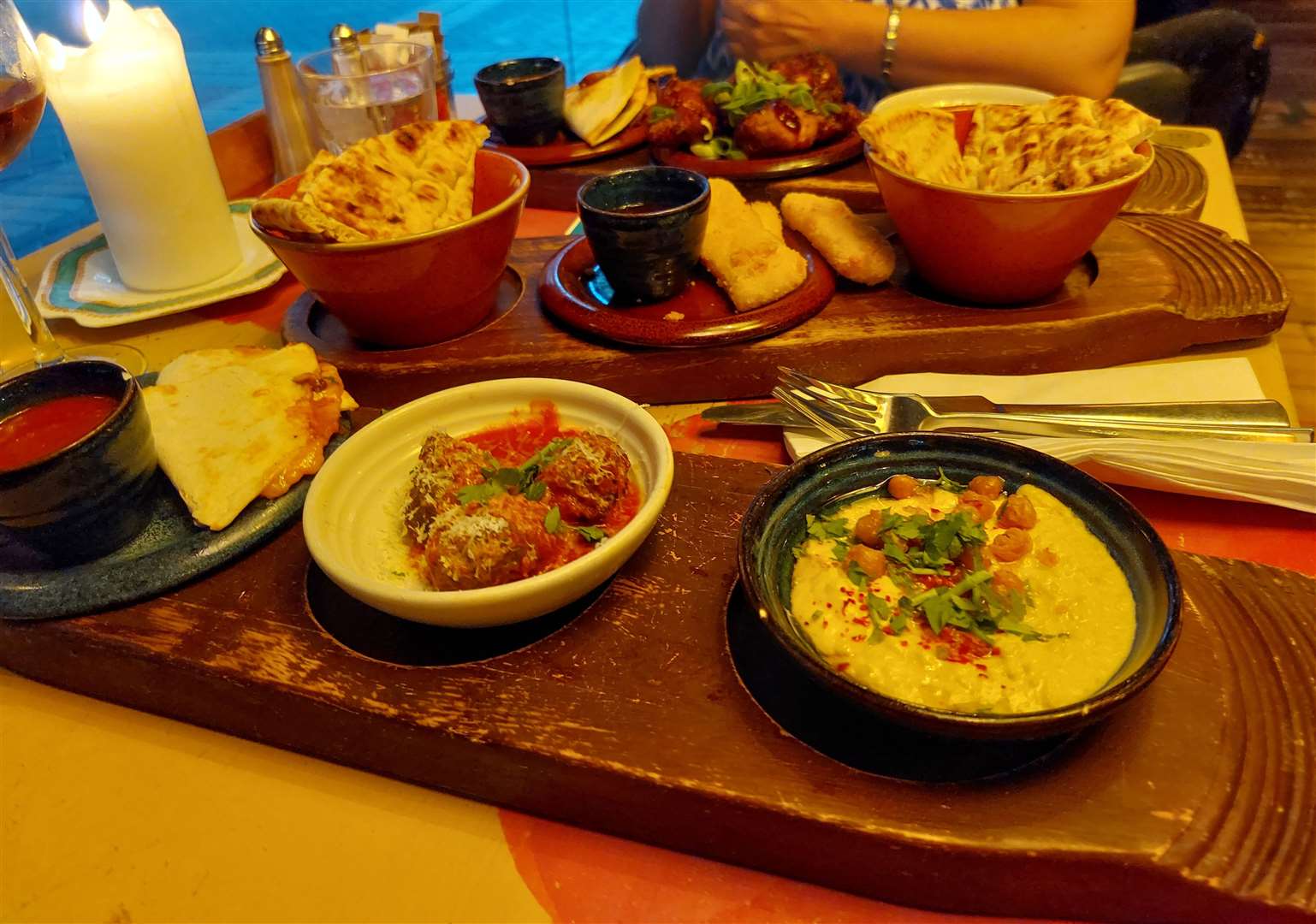 Tapas at Cinco Lounge in Grantham.