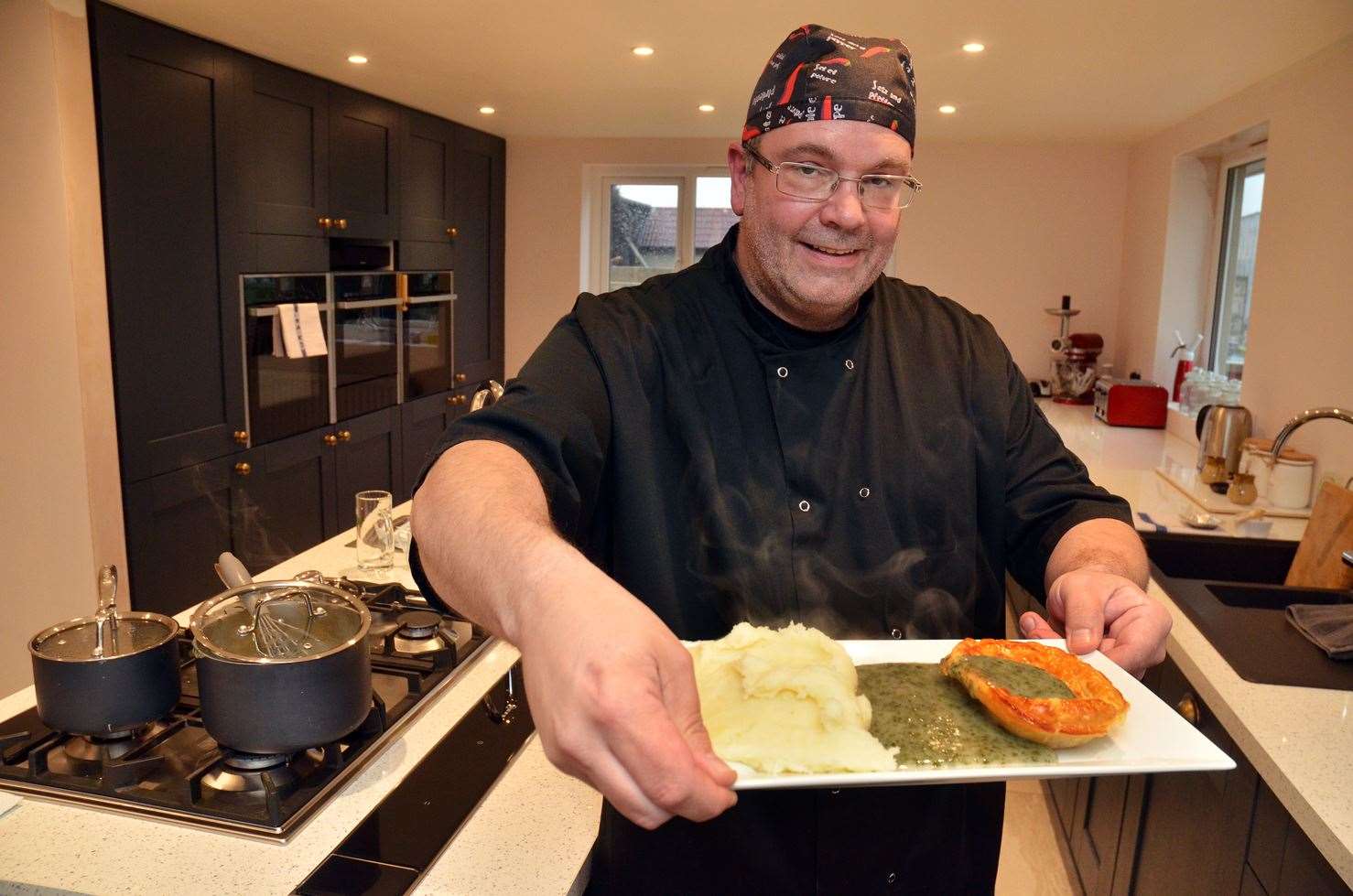 Nick Maguire launched his pie and mash business in June 2019. Photo: SG-110619-090TW.