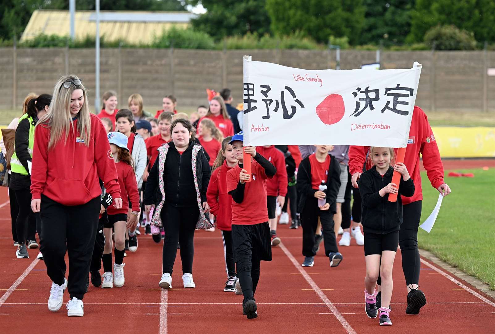 Each Grantham school represented a country.