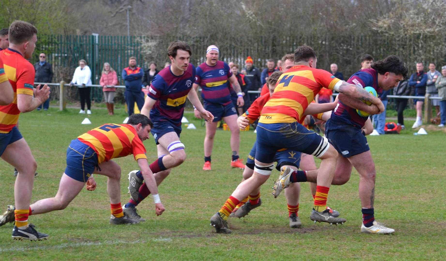 Action from Spalding's away draw with Stockwood Park. Photo: John Constable