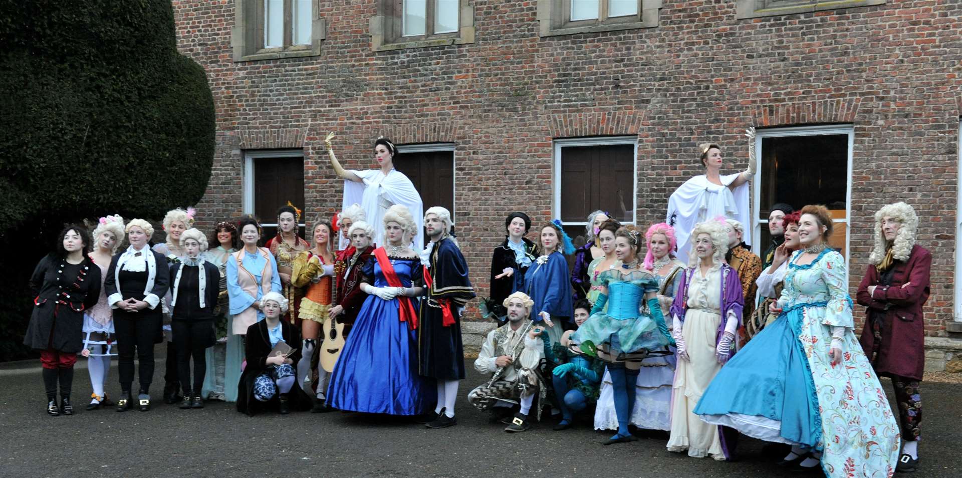 Cast of the Ayscoughfee Enlightenment PHOTO: CHRIS LOWNDES