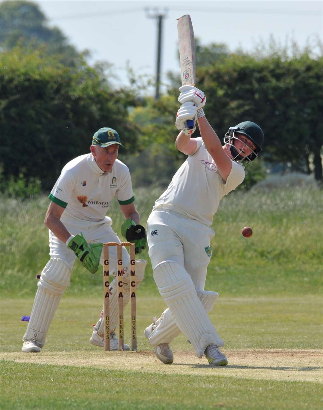 Uppingham 3rds' Charlie Burgess. Photo: Chris Lowndes