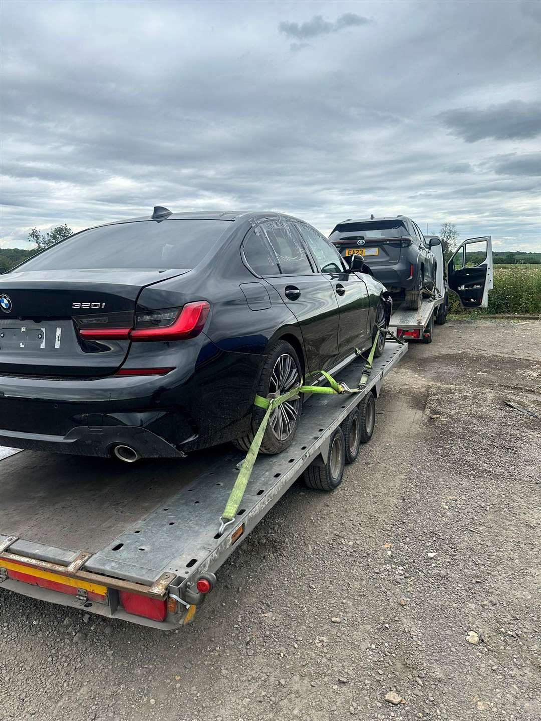 Lincolnshire Police stopped the vehicle on the A1 near Grantham. Photo: Lincolnshire Police