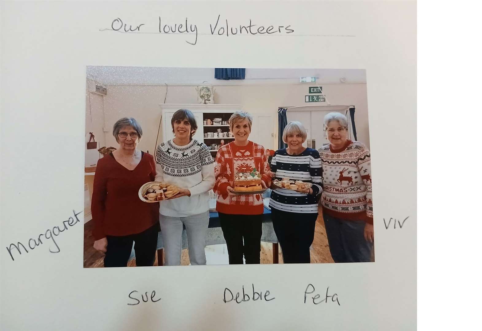 Some of the Evergreen volunteers
