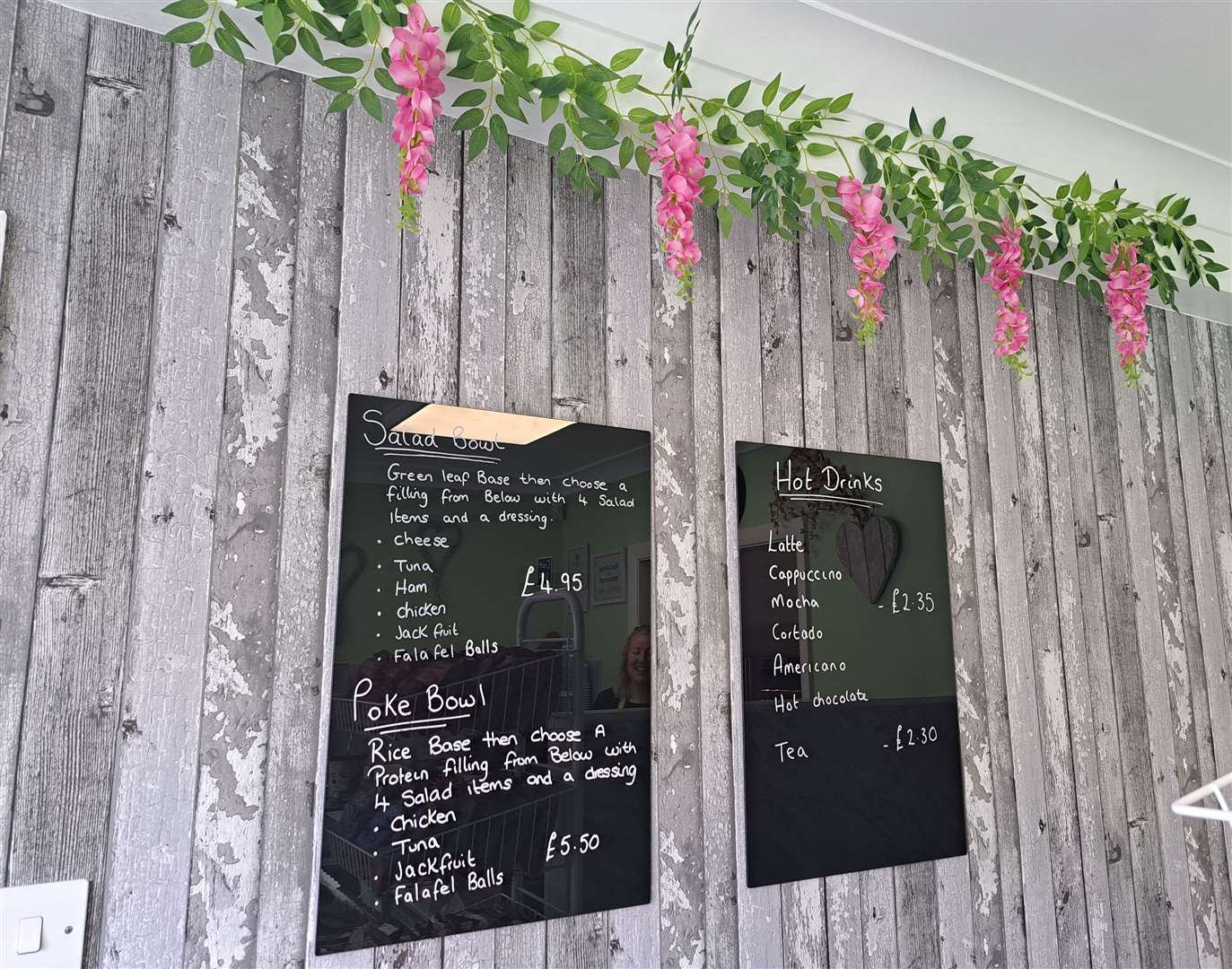 The Green Bowl menu