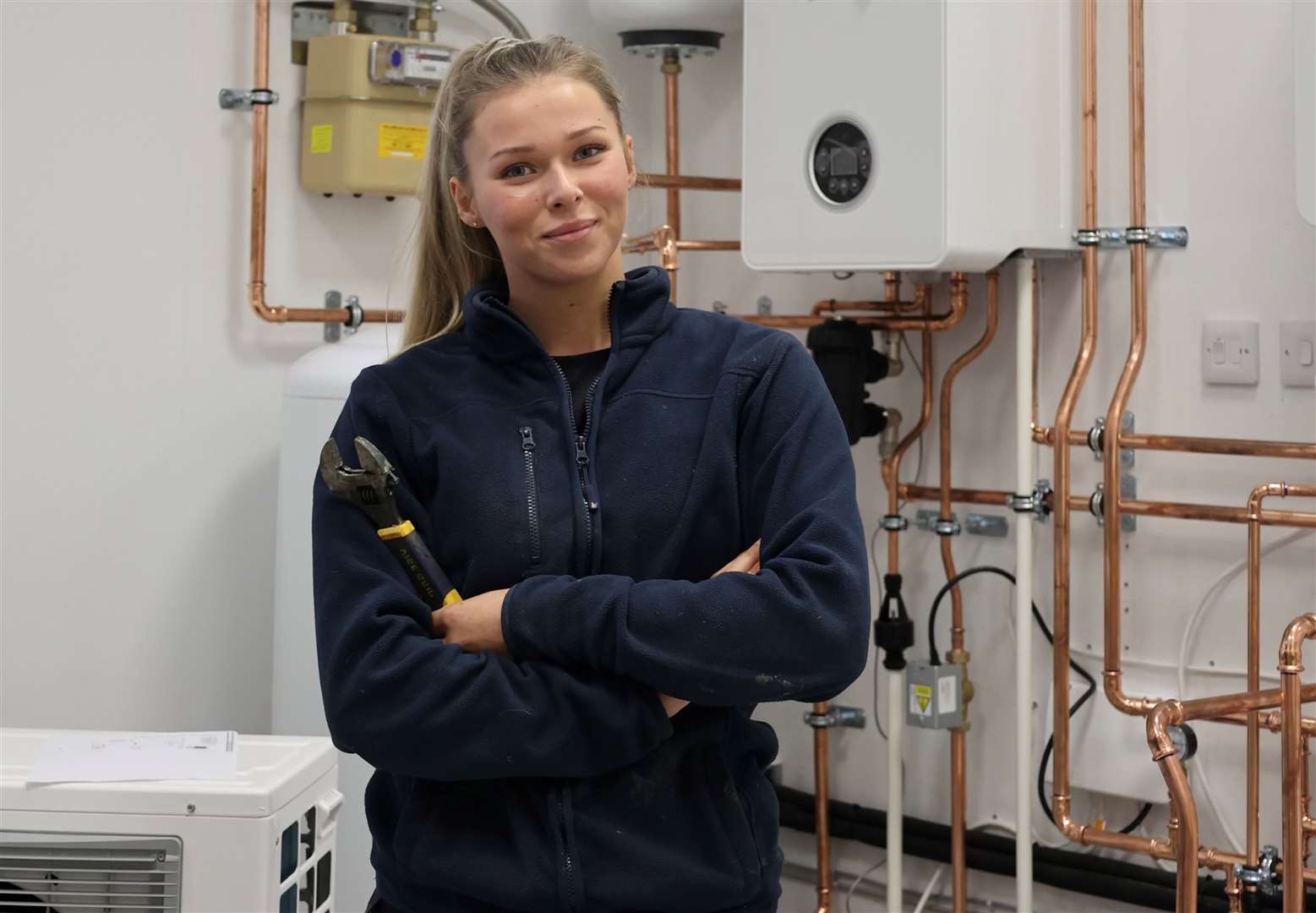 Stamford College student Scarlett hopes to be a good role model for other young women getting into trades