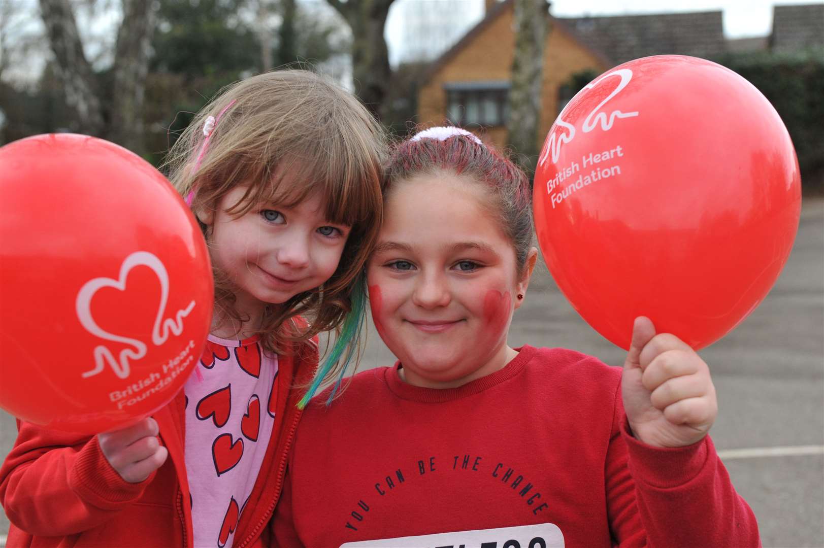 Youngsters wear it red at Lutton St Nicholas Primary School (62597026)