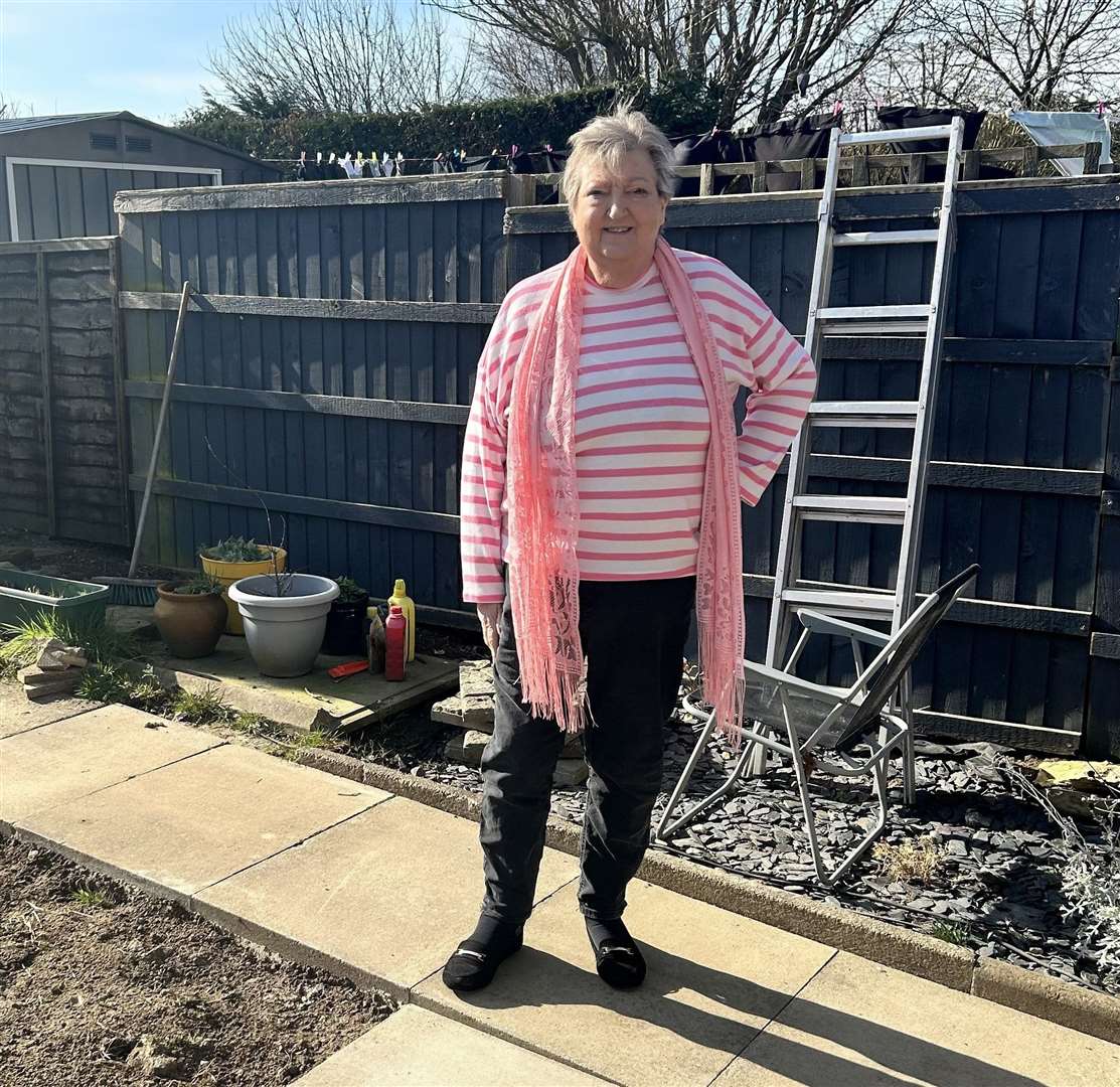 Pat Gildeam who has been diagnosed with a rare lung cancer.