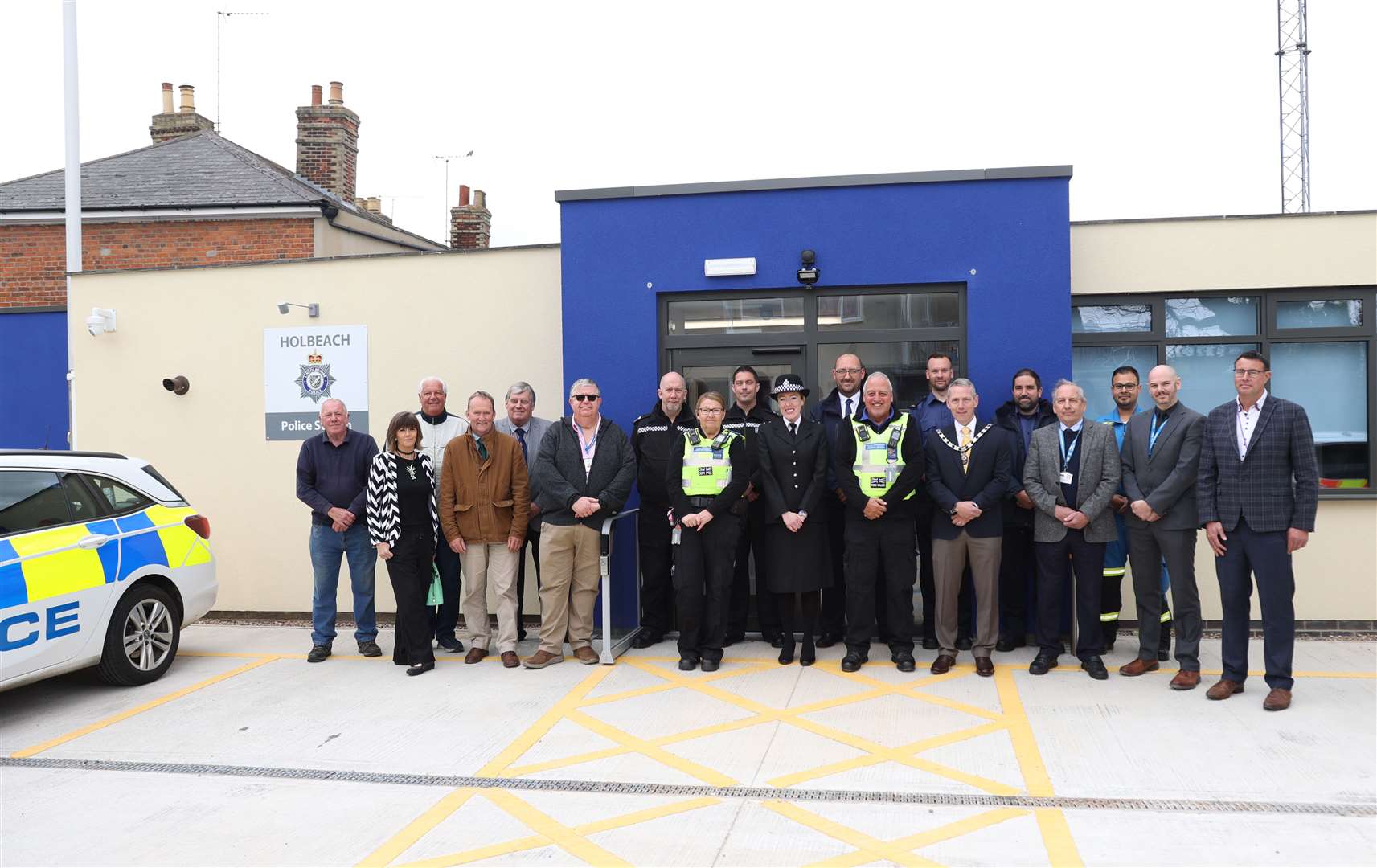 The re-opening of the Holbeach police station. Holbeach, Lincs, UK, on April 29, 2022 (56373452)
