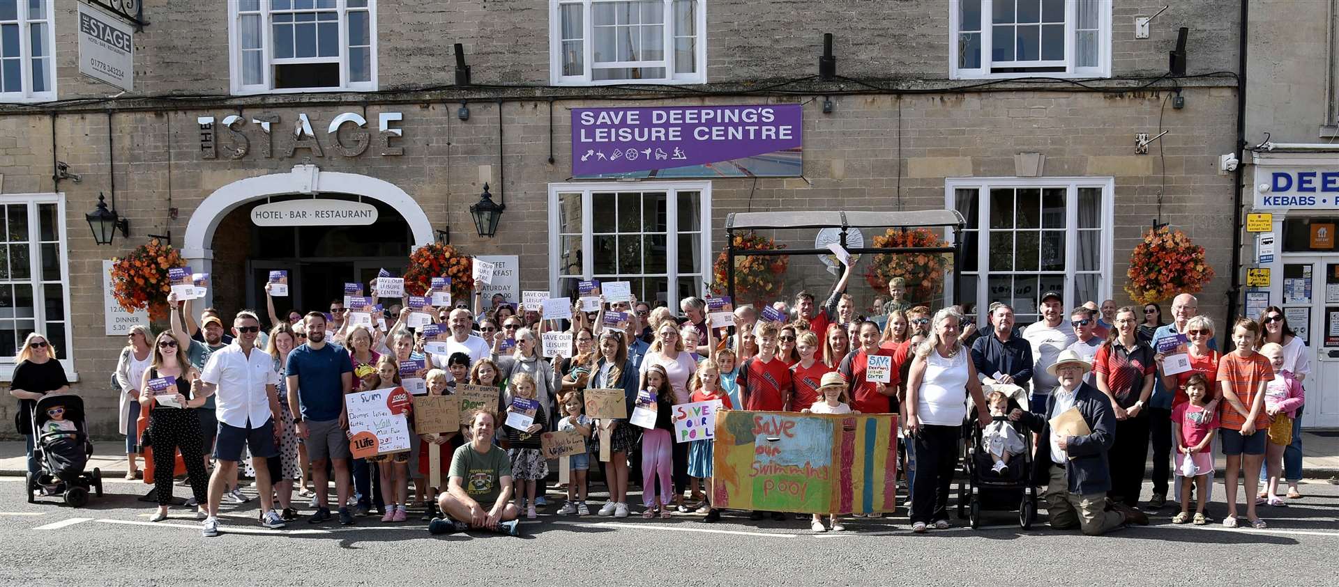 A protest was held after South Kesteven District Council announced the closure. Photo: David Pearson