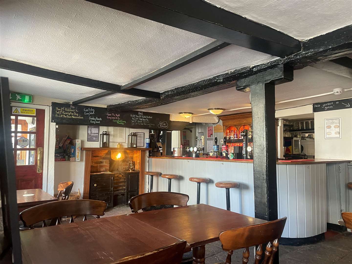 The bar.. but where was everyone?