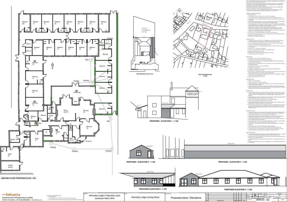 The extension plans layout. Photo: SKDC