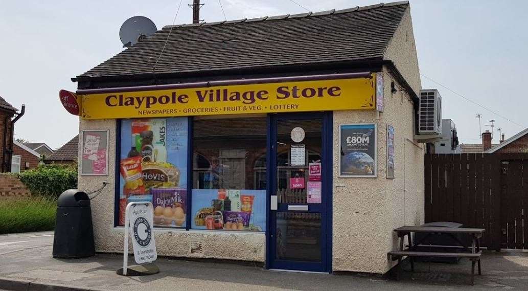 Claypole Village store, image via Google Streetview. (45721320)