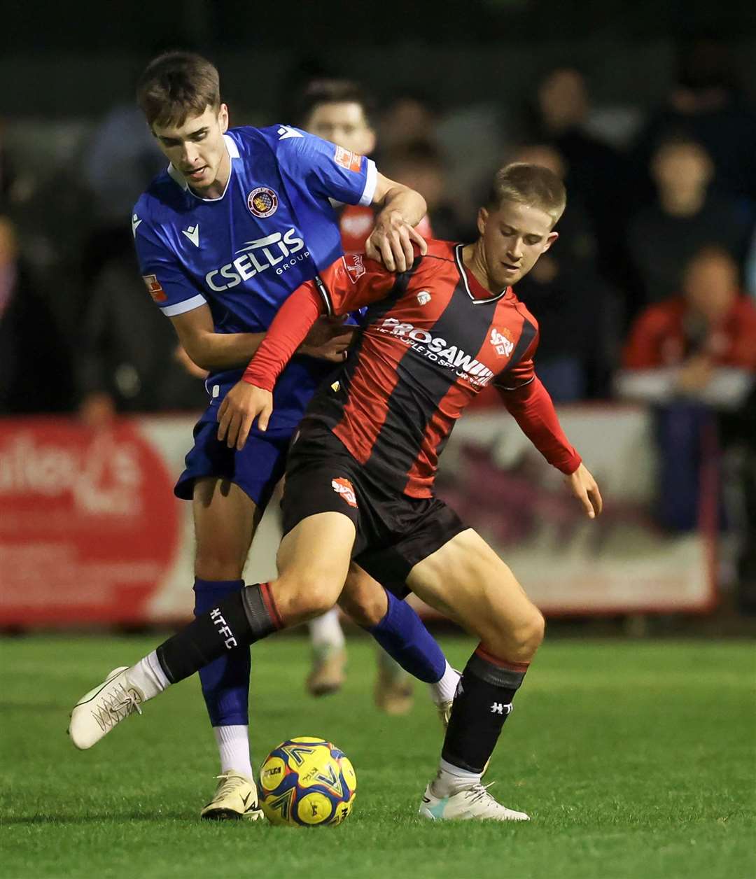 Action from Stamford's midweek defeat at Kettering Town. Photo: Rob O'Brien