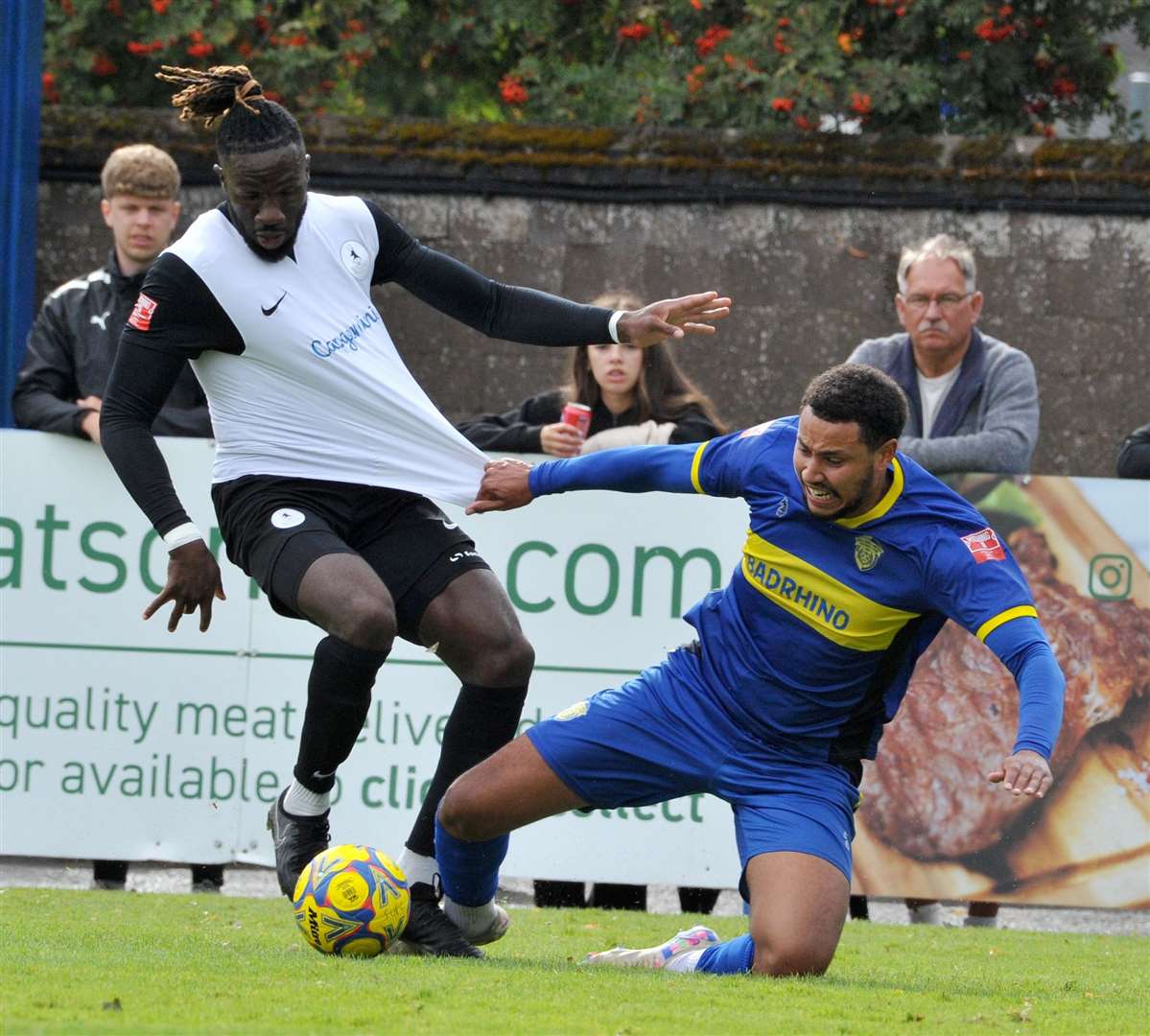 Action from Spalding's home defeat to AFC Telford. Photo: Chris Lowndes