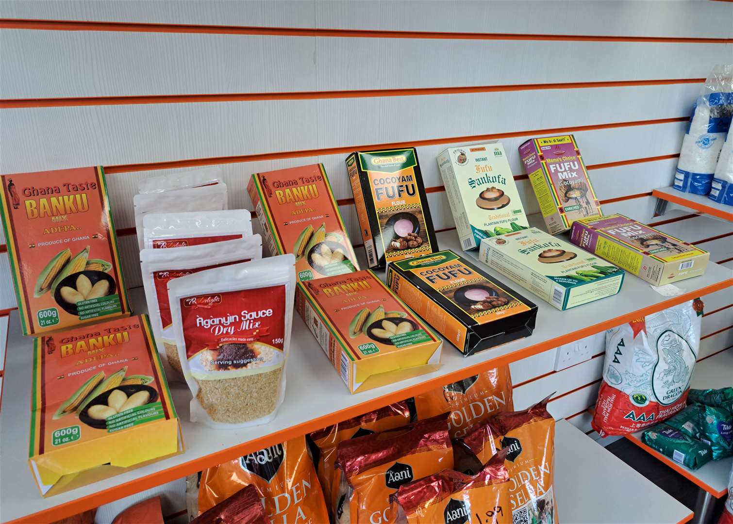 A selection of products for sale
