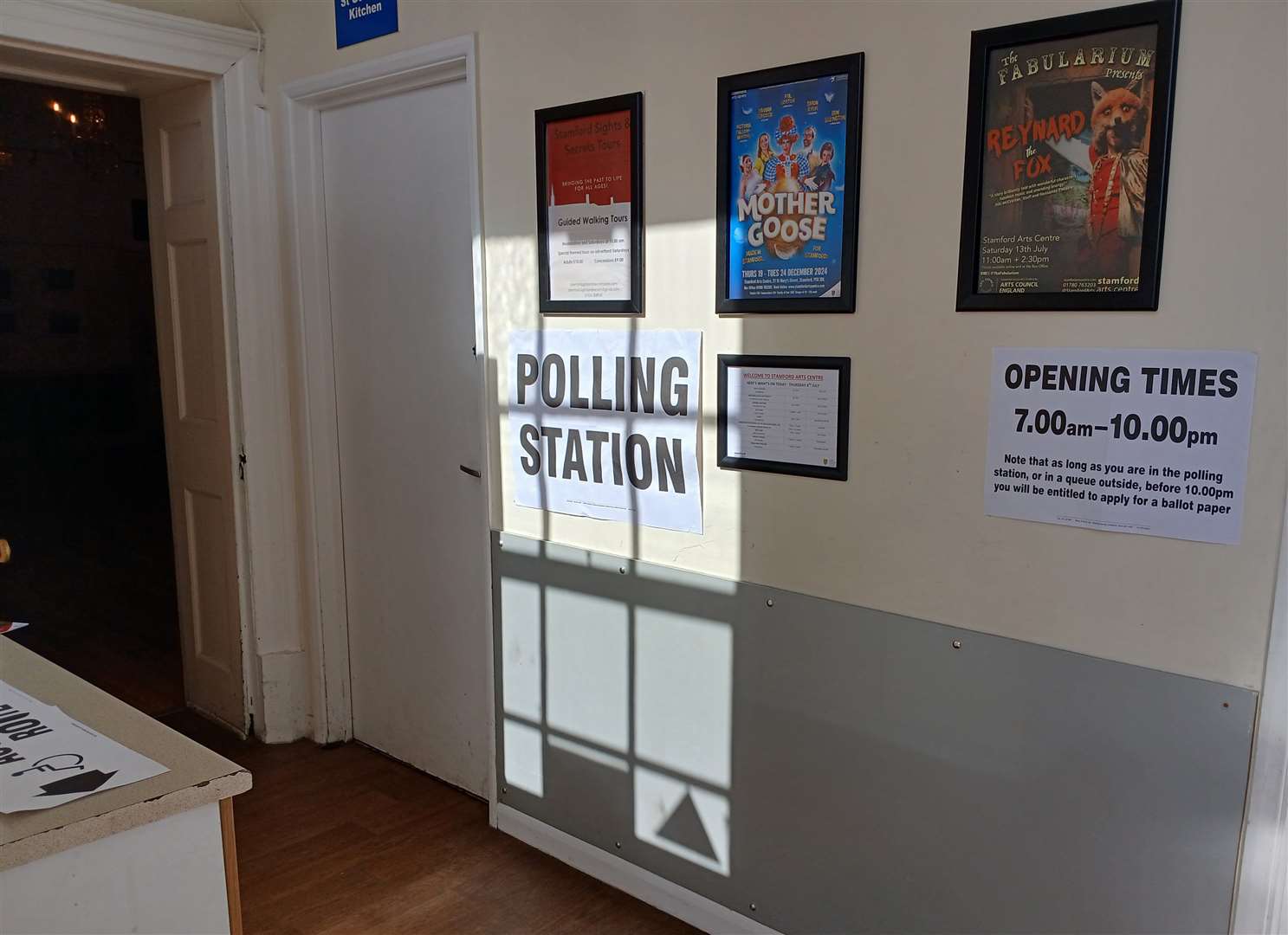 Polling stations were open from 7am to 10pm, with ballot boxes taken to the official count at Casterton College