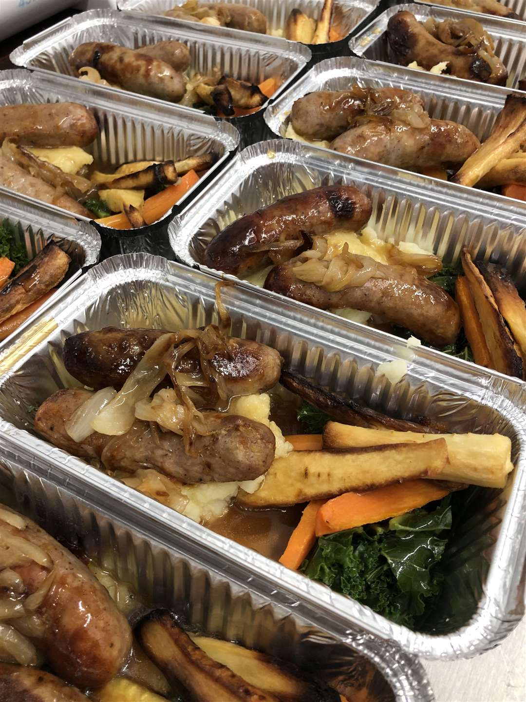 A children's takeaway meal from Second Helpings