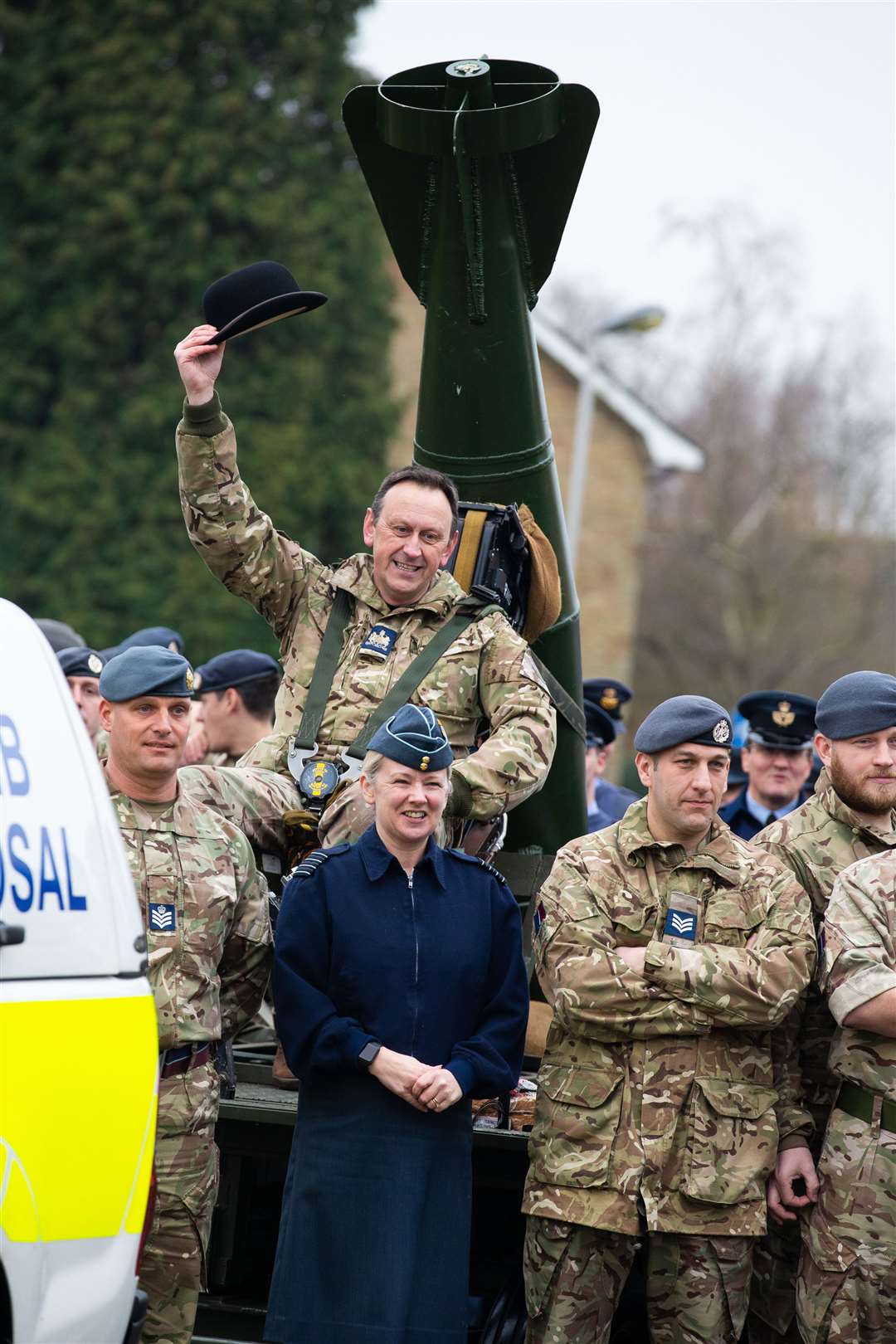 Phil Hunt and Group Captain Jo Lincoln