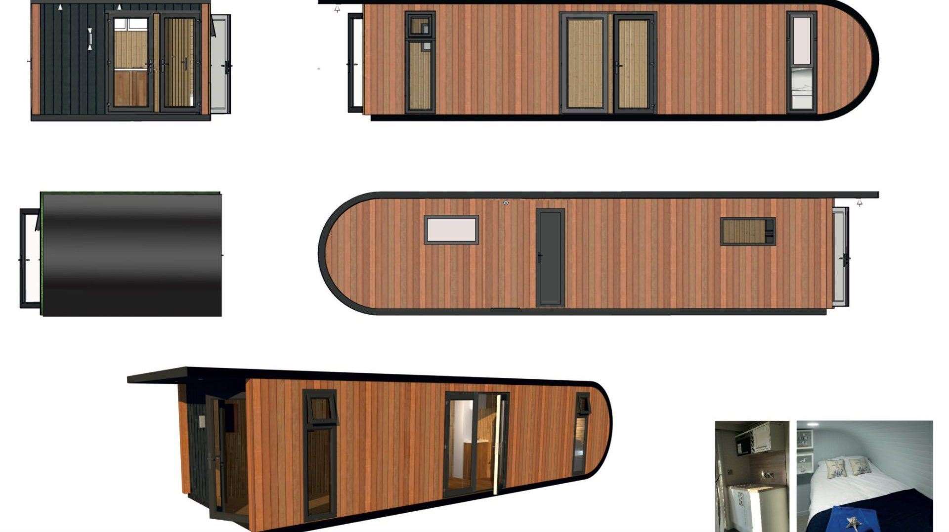 Some of the designs for the park.