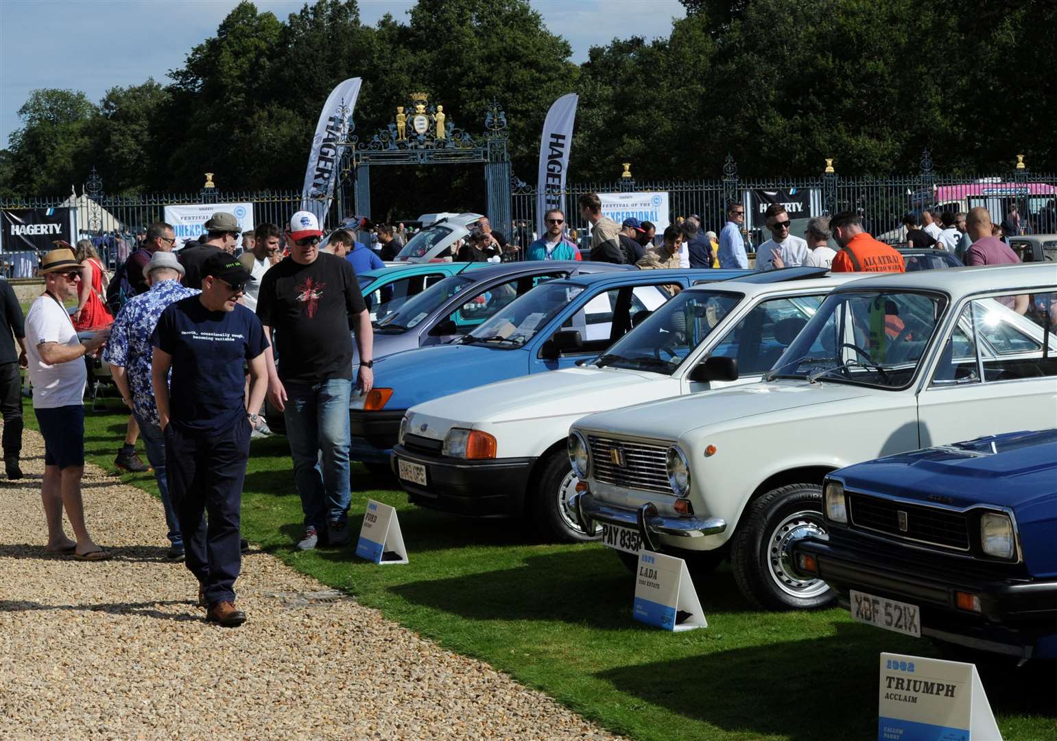 The 10th anniversary Hagerty Festival of the Unexceptional, held at Grimsthorpe Castle. Photo: Chris Lowndes