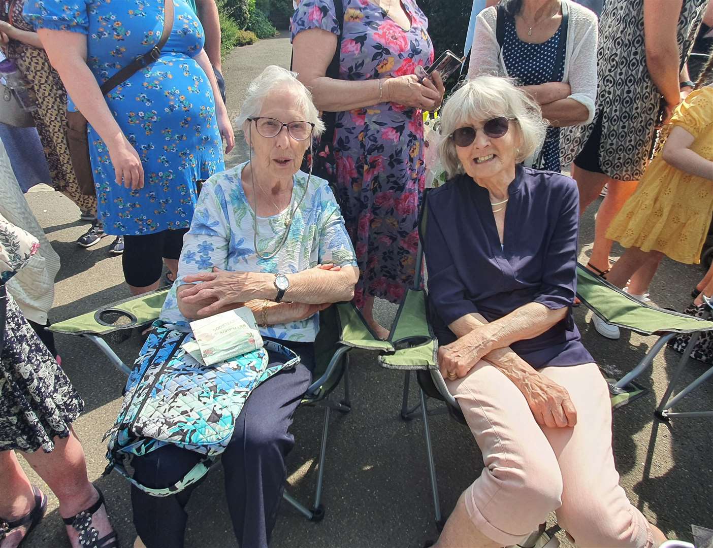 Pat Flood. 84 has been to the parade every year since 1959 and only missed one year when she was away in Australia - attending with friend Audrey Gefford