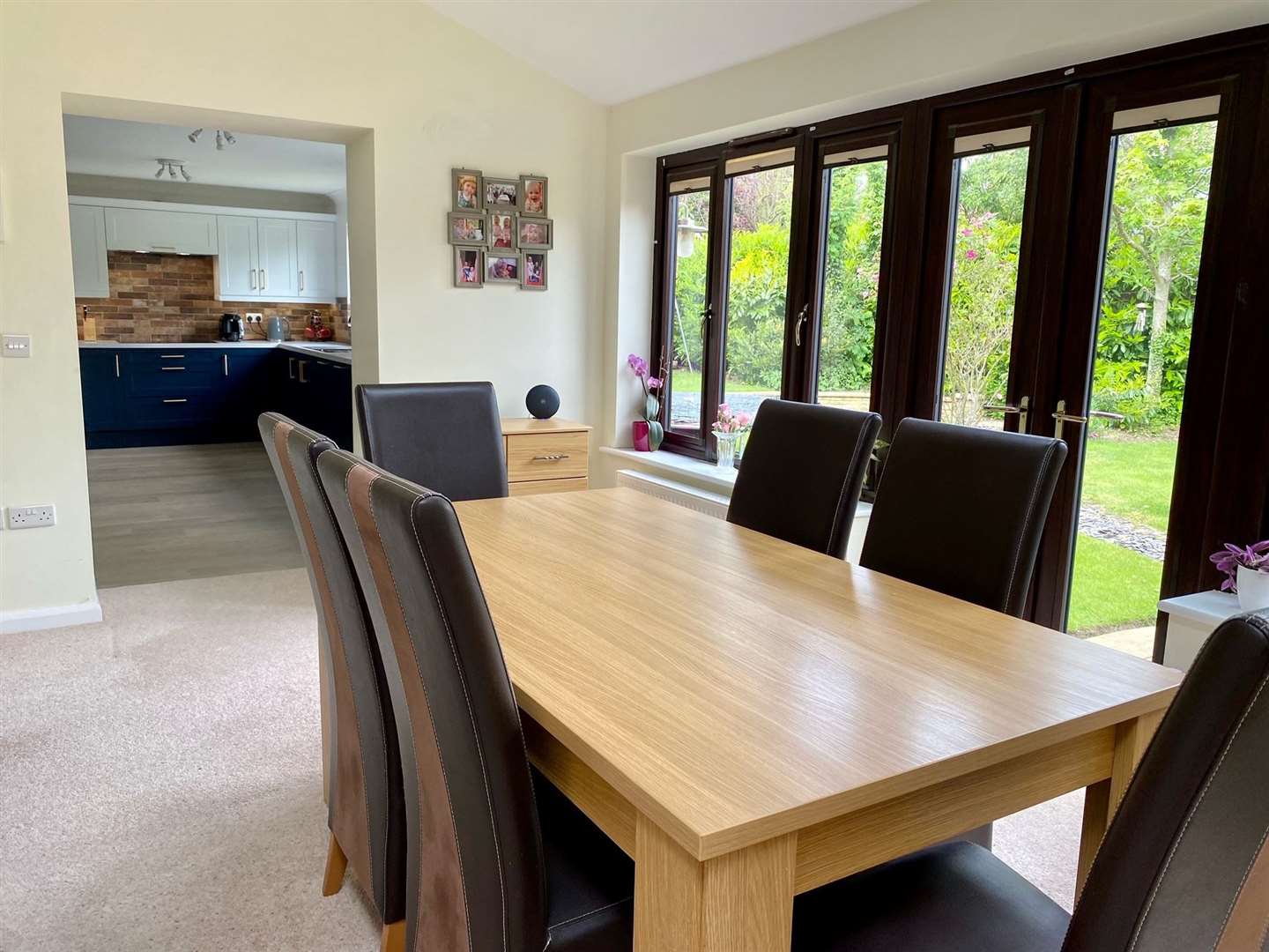 The dining room