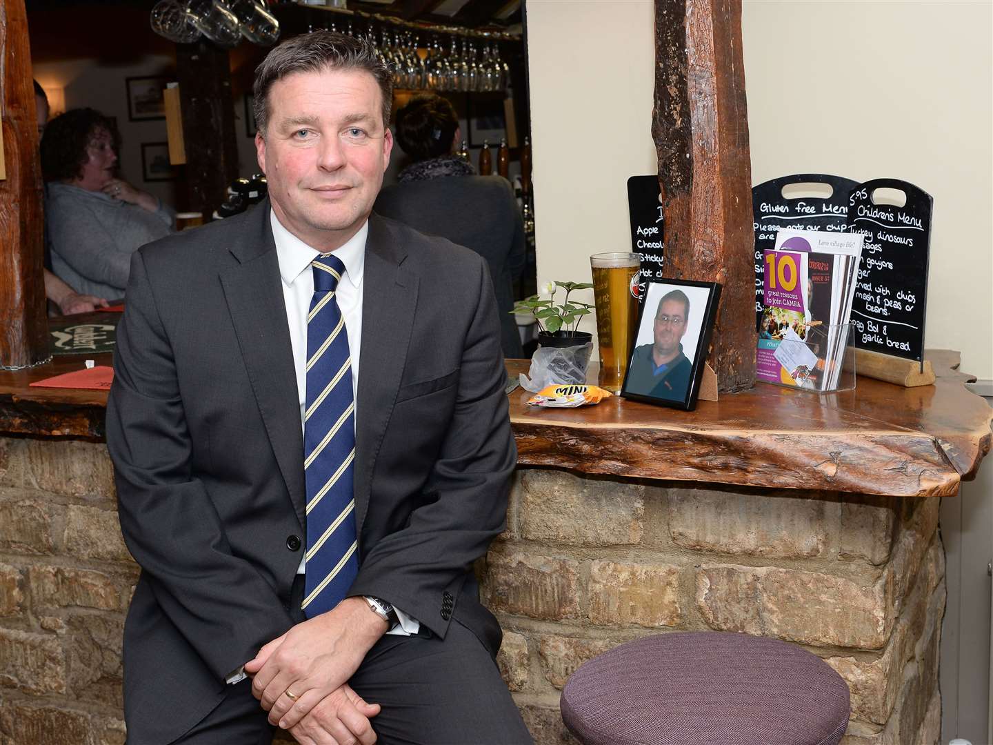 Martin Holvey, senior investigating officer, at an event to remember Alan Wood on the 10th anniversary of his murder. Photo: David Pearson