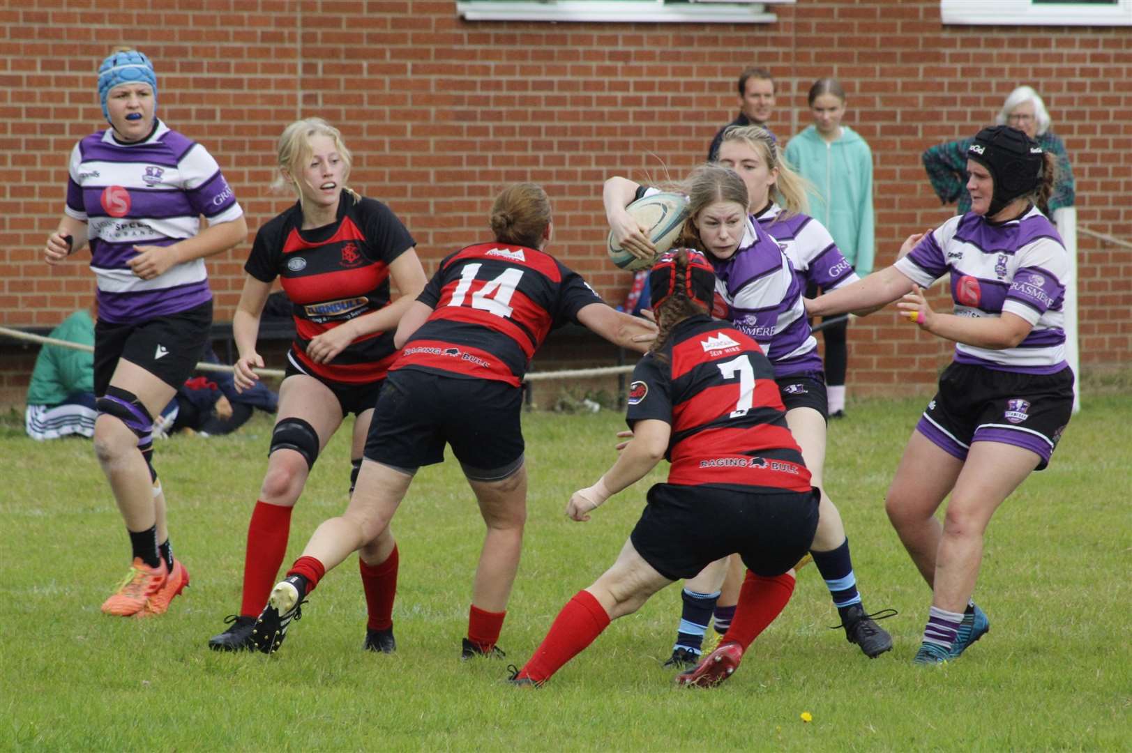 Action from Stamford Women's victory over Sleaford on Sunday. Photo: Darren Dolby