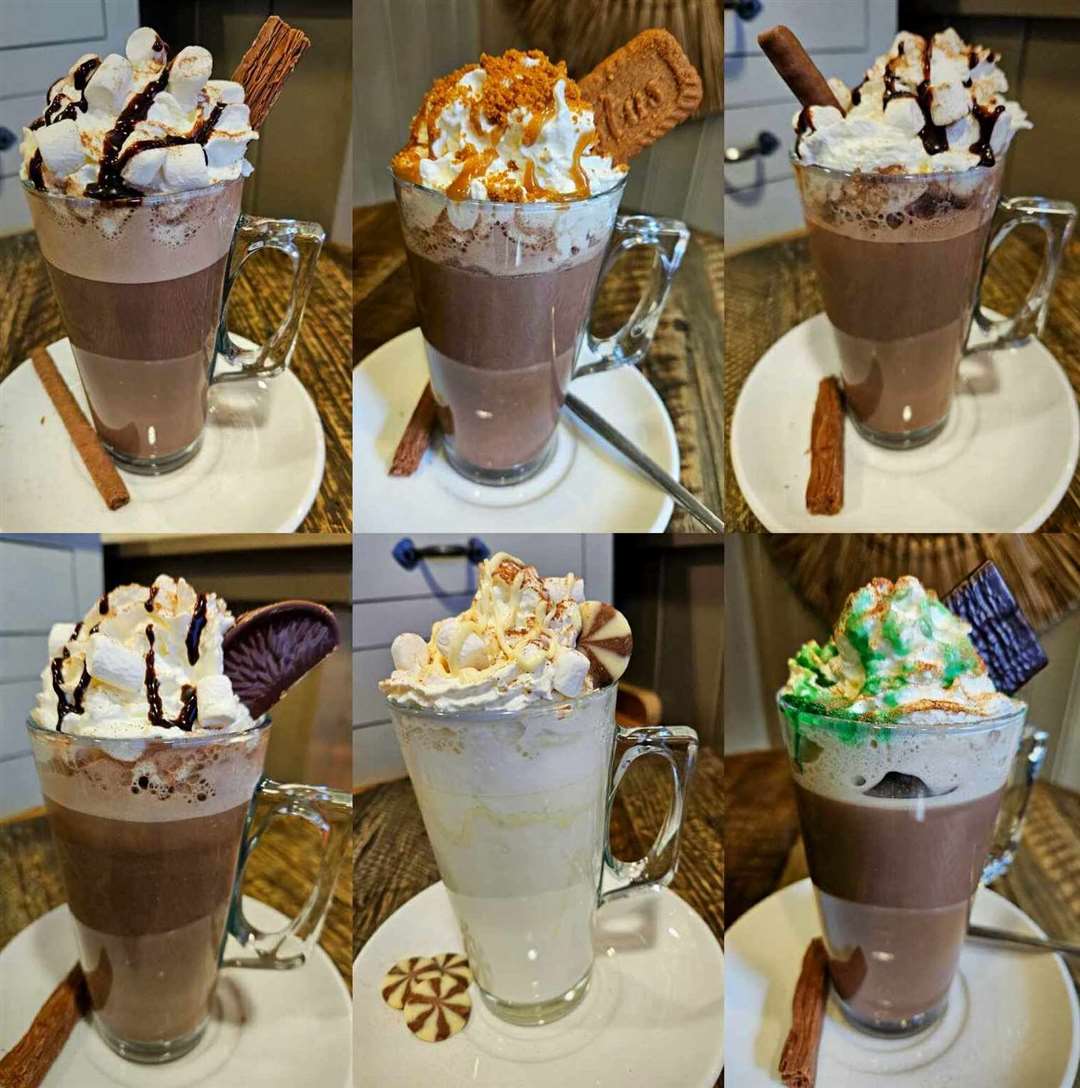 Penningtons Coffee Shop has a wide selection of festive drinks on offer