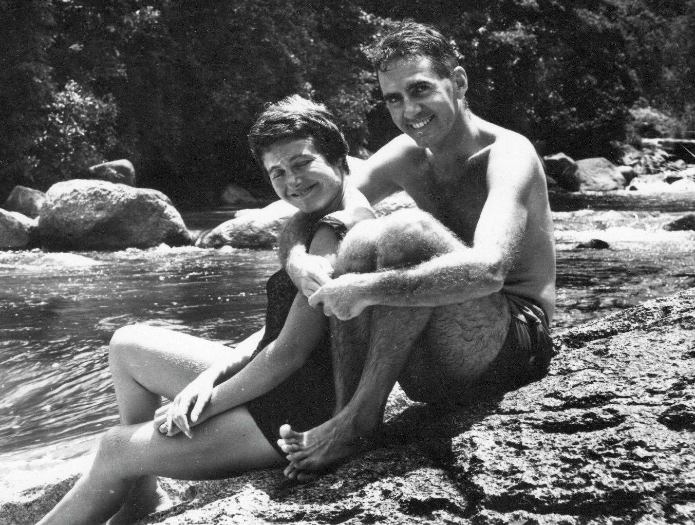 Clive and Elaine Jones in their younger days