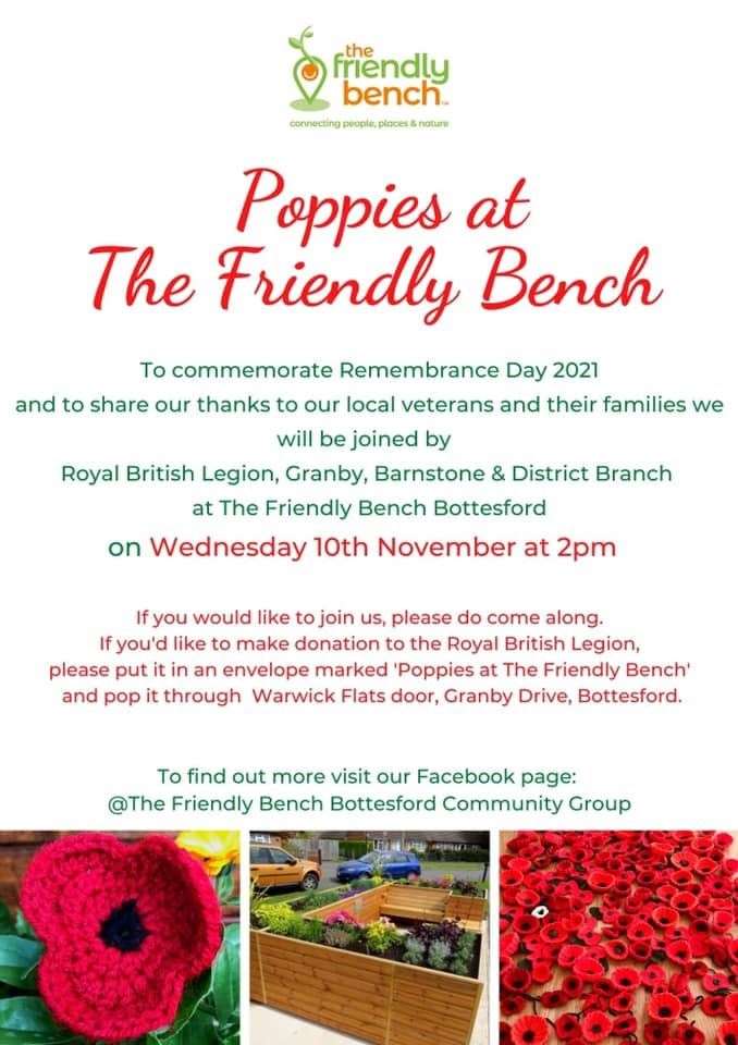The Friendly Bench in Bottesford (52915573)